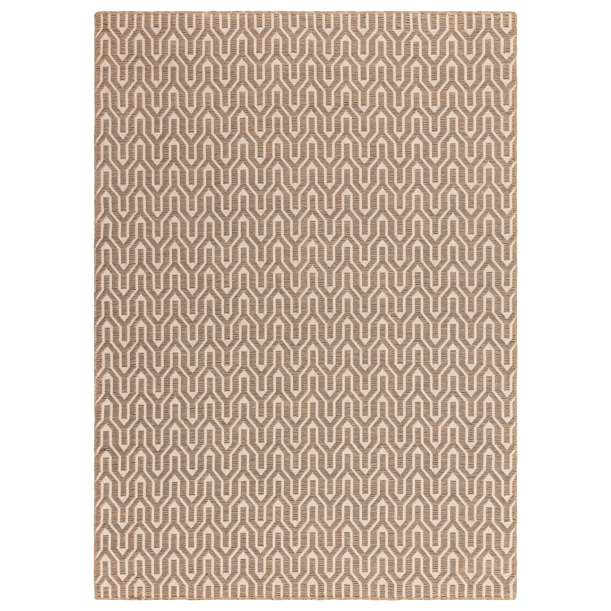 Global Cream Lattice Rug