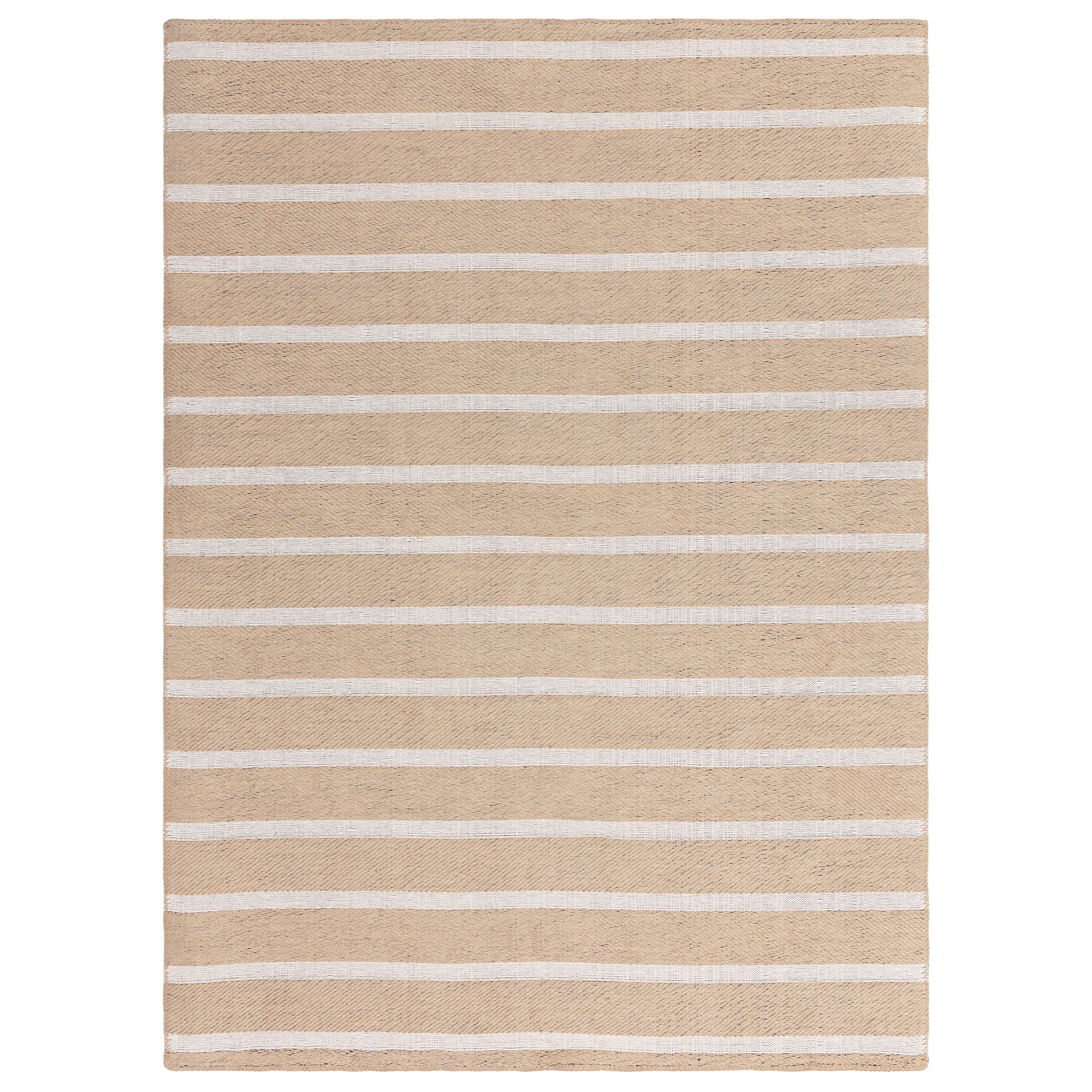 Global Cream Stripe Rug