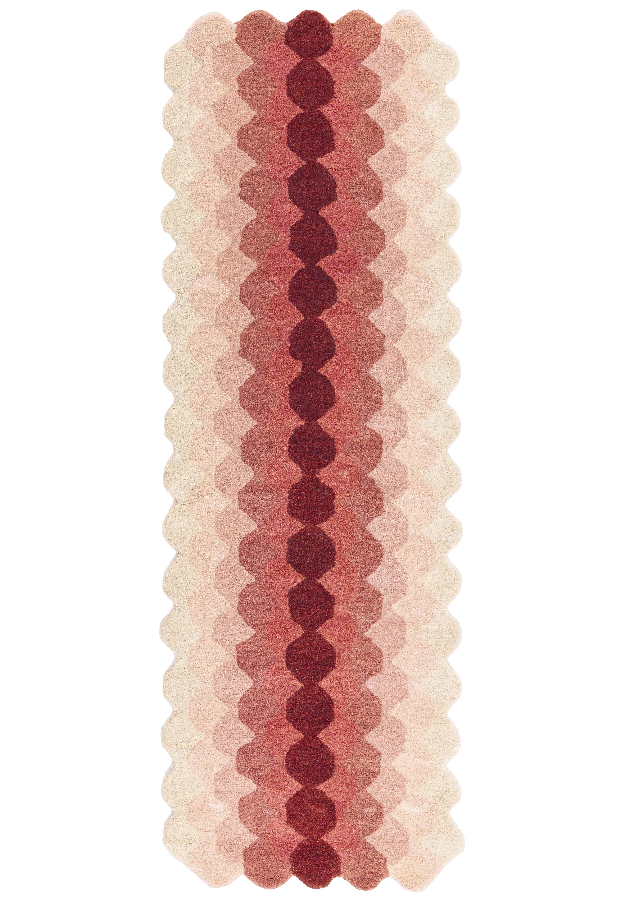 Contemporary Design Hive Pink rug