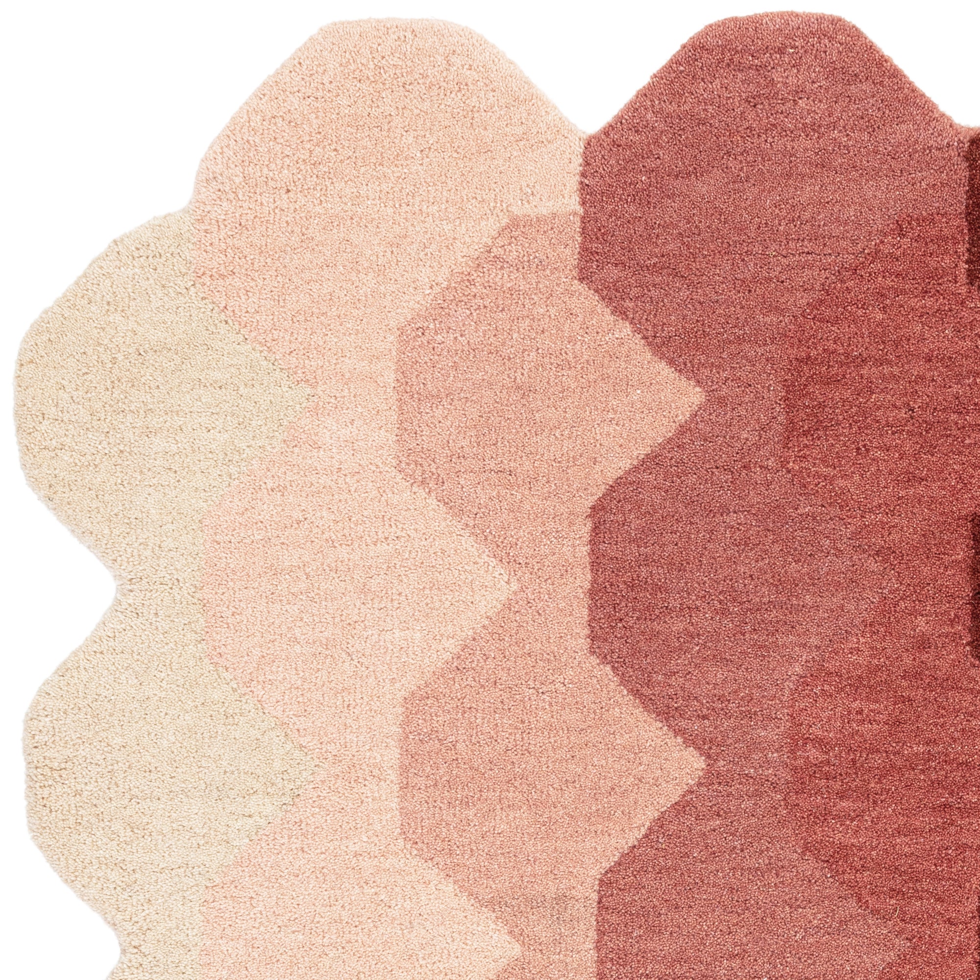 Contemporary Design Hive Pink rug