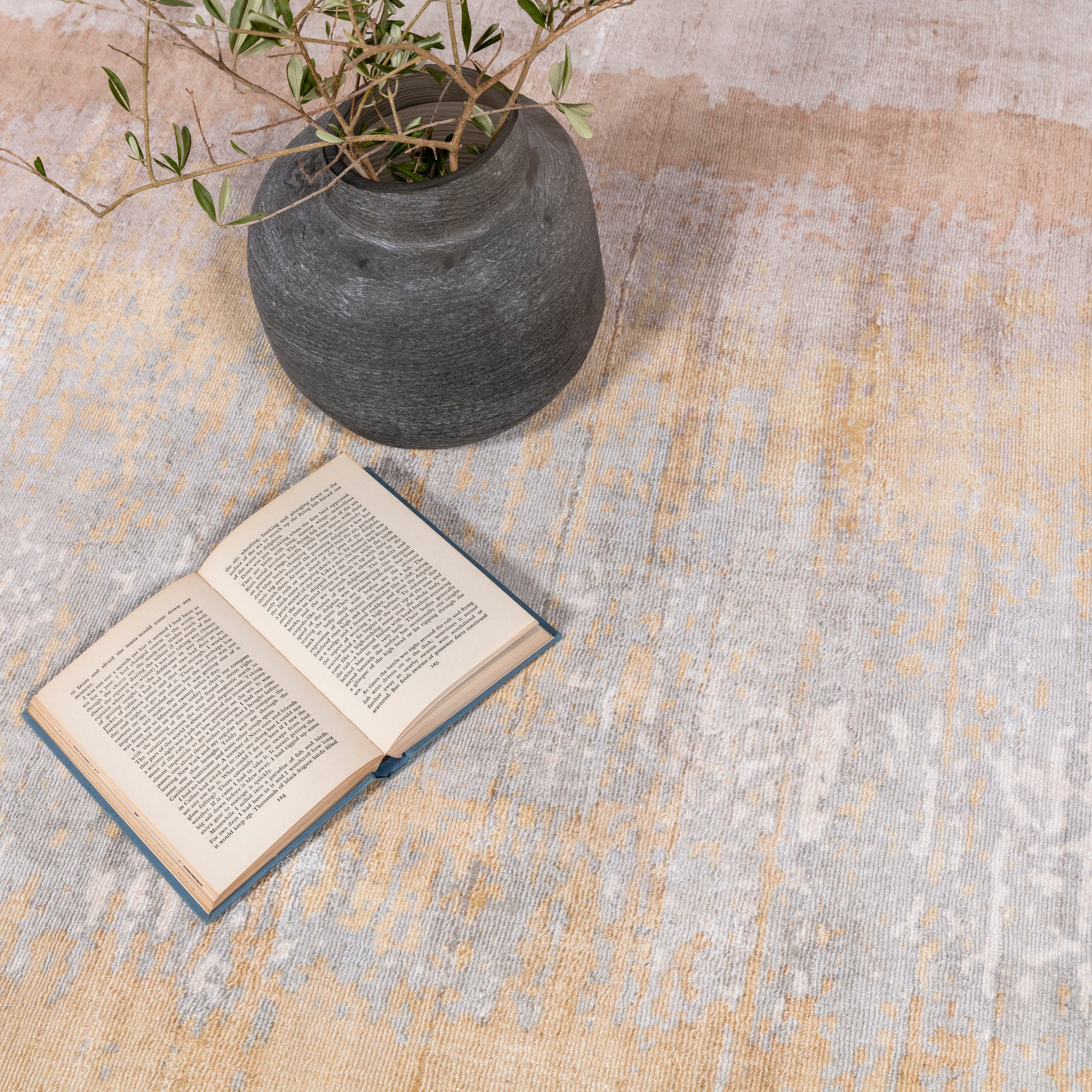 Juno Citrine Yellow and Ocher Rug