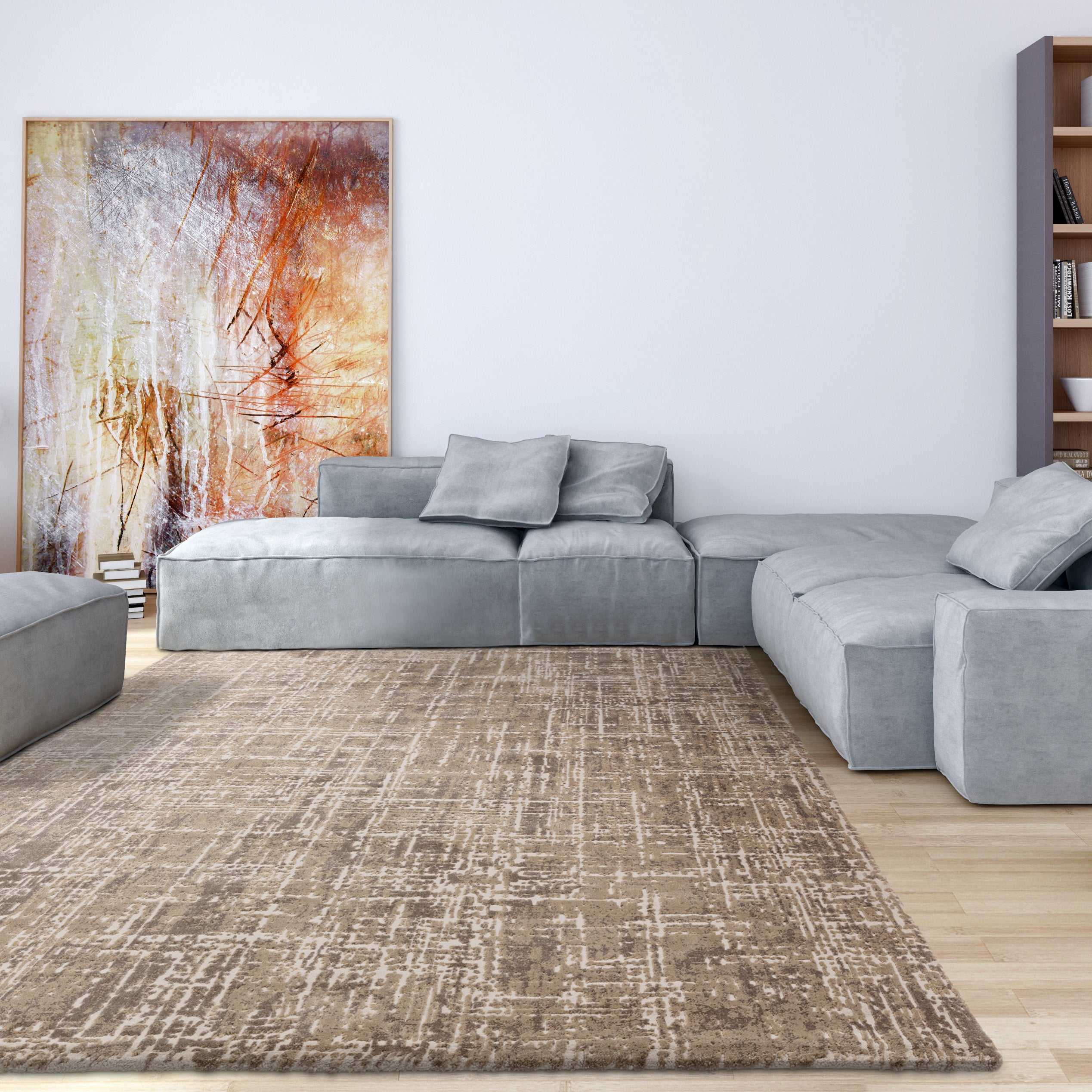 Kuza Abstract Beige* Rug