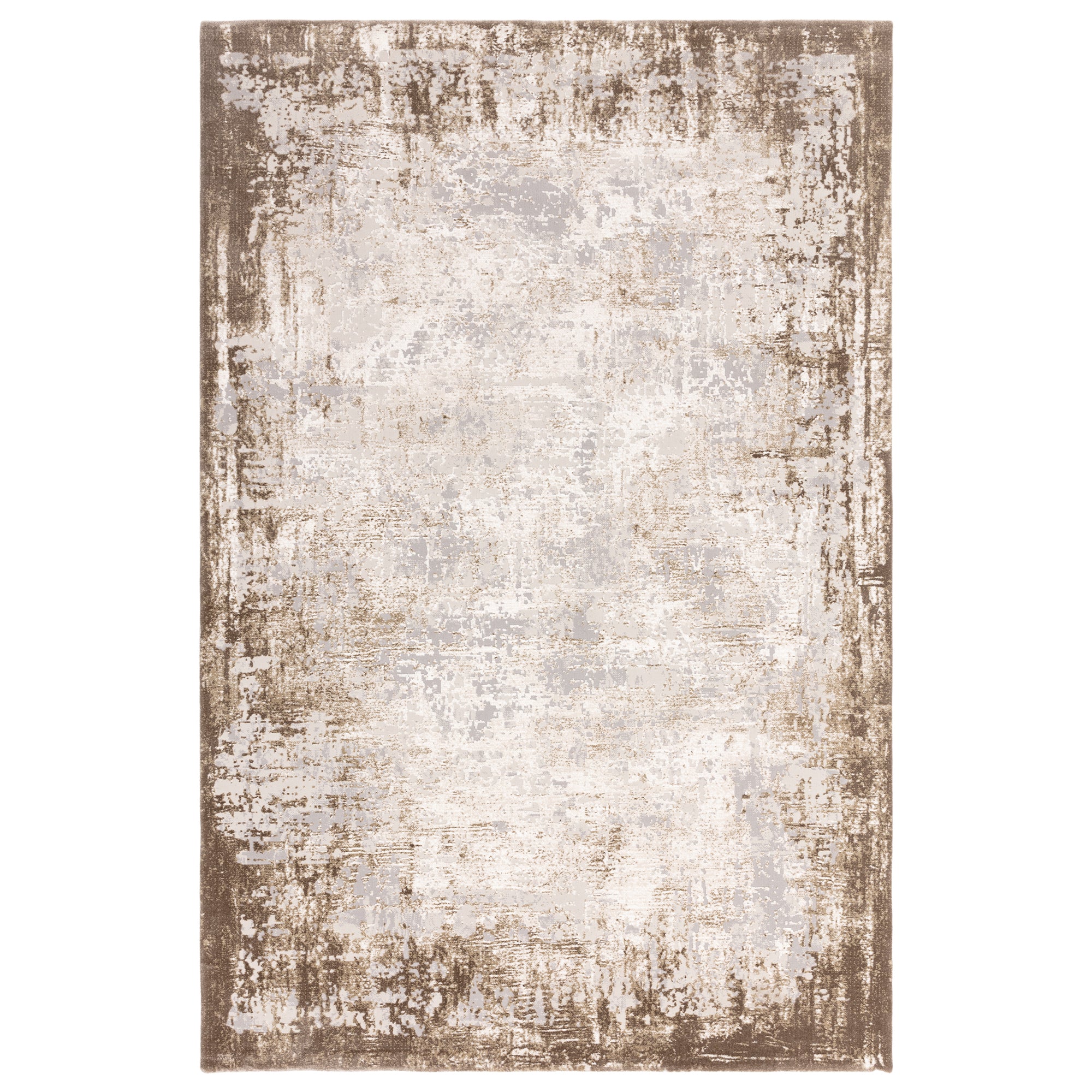 Kuza Border Beige* Rug