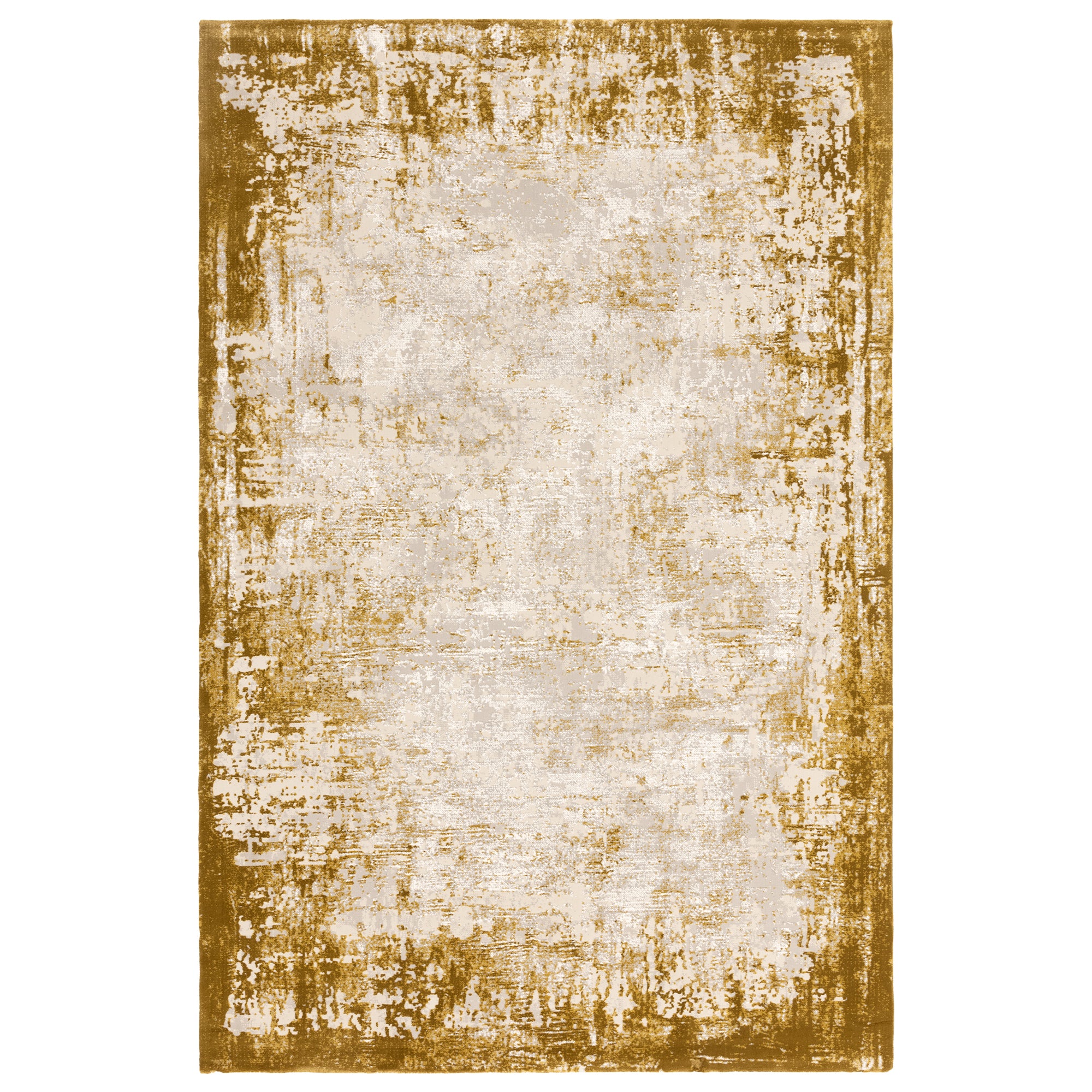 Kuza Border Gold* Rug