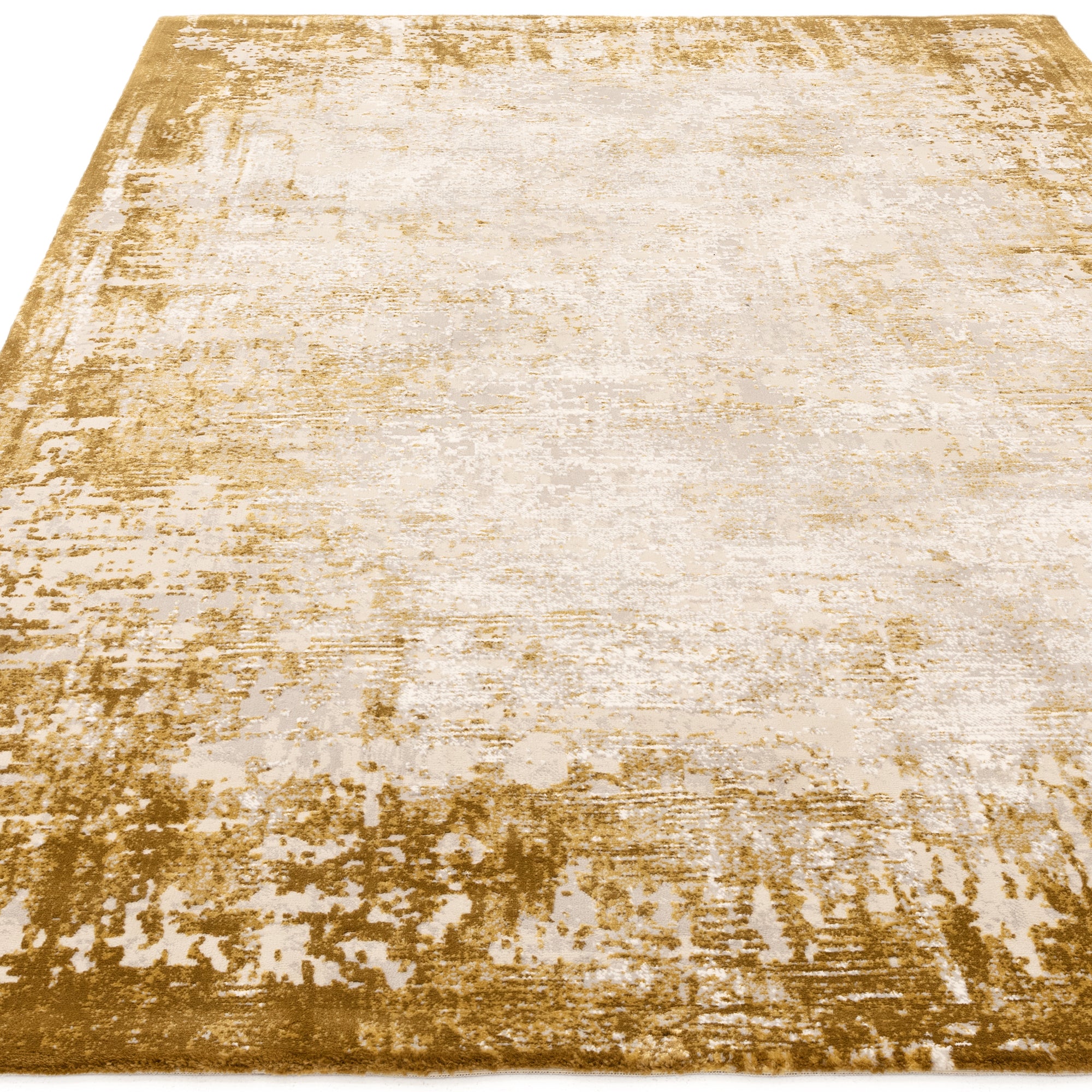 Kuza Border Gold* Rug