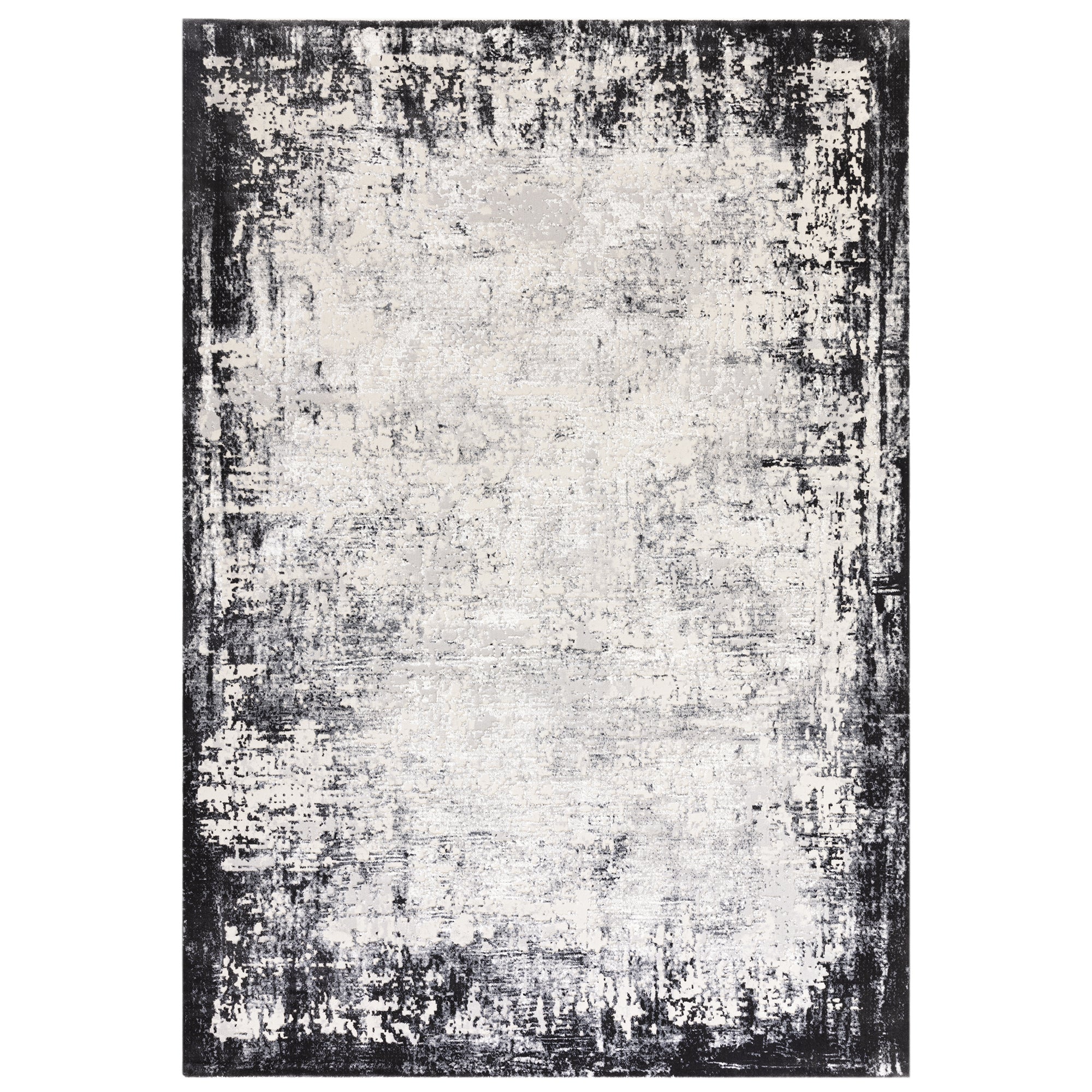 Kuza Border Grey* Rug