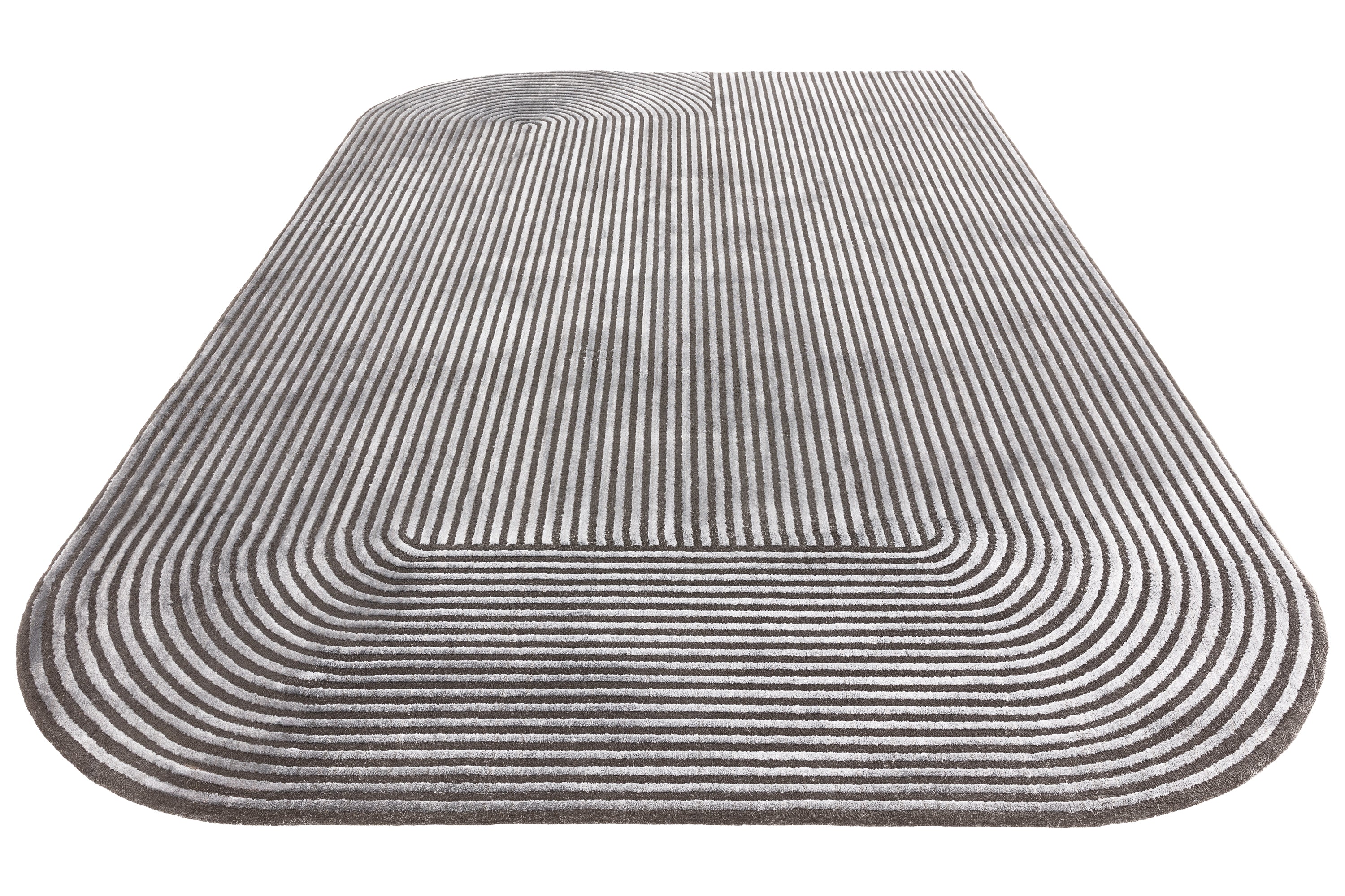 Kuza Shape Black / Charcoal Rug
