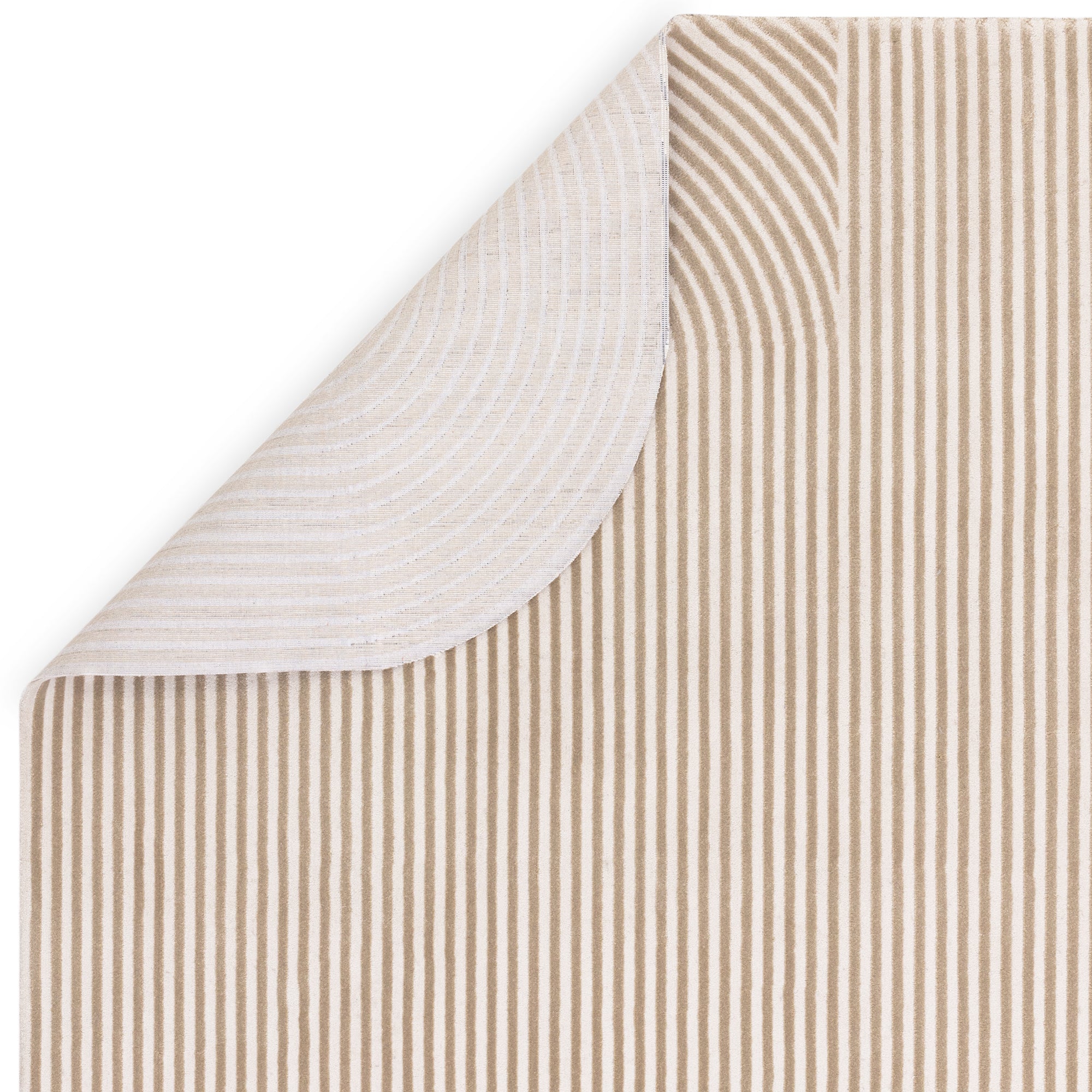 Kuza Shape Gold / Cream Rug