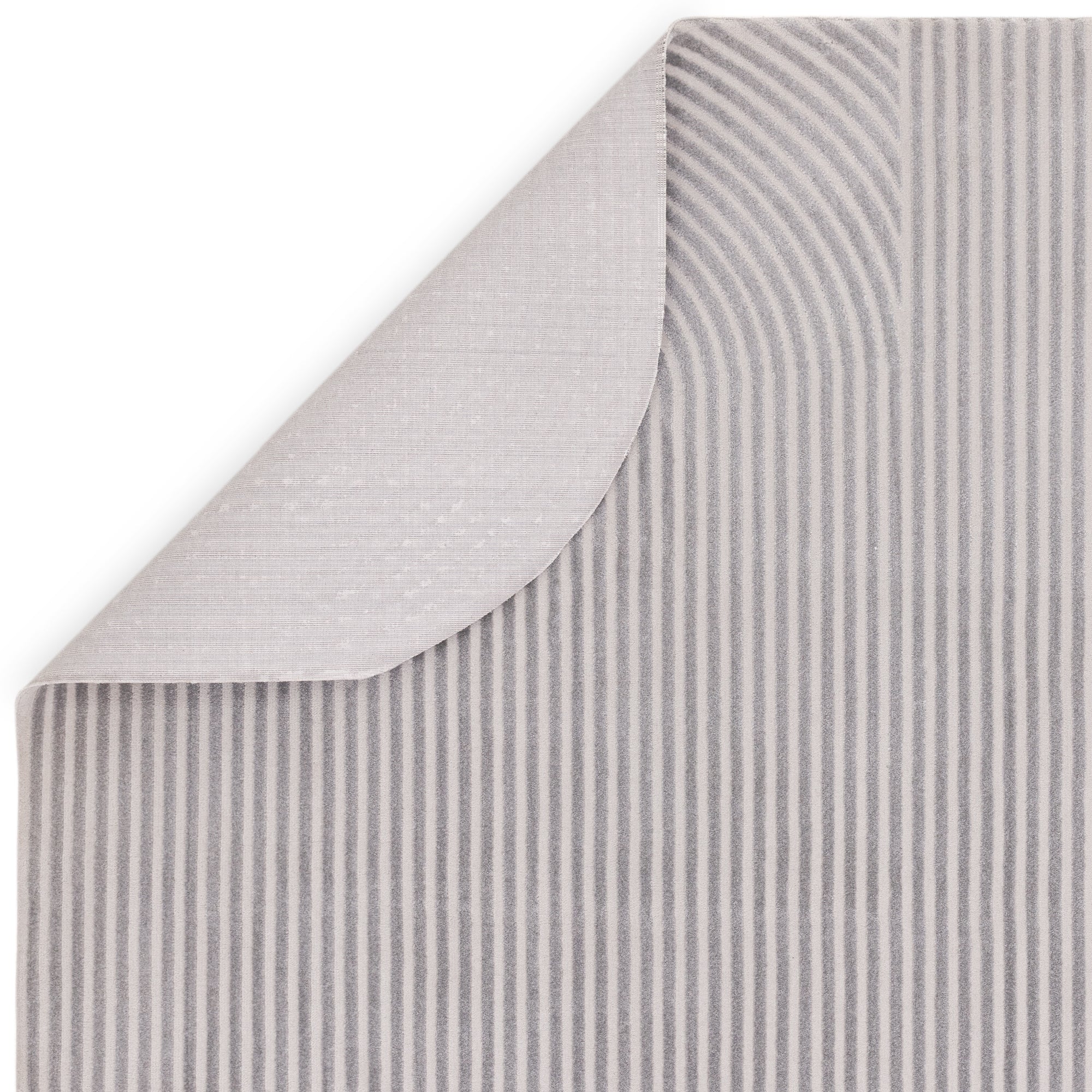 Kuza Shape Silver / Grey Rug