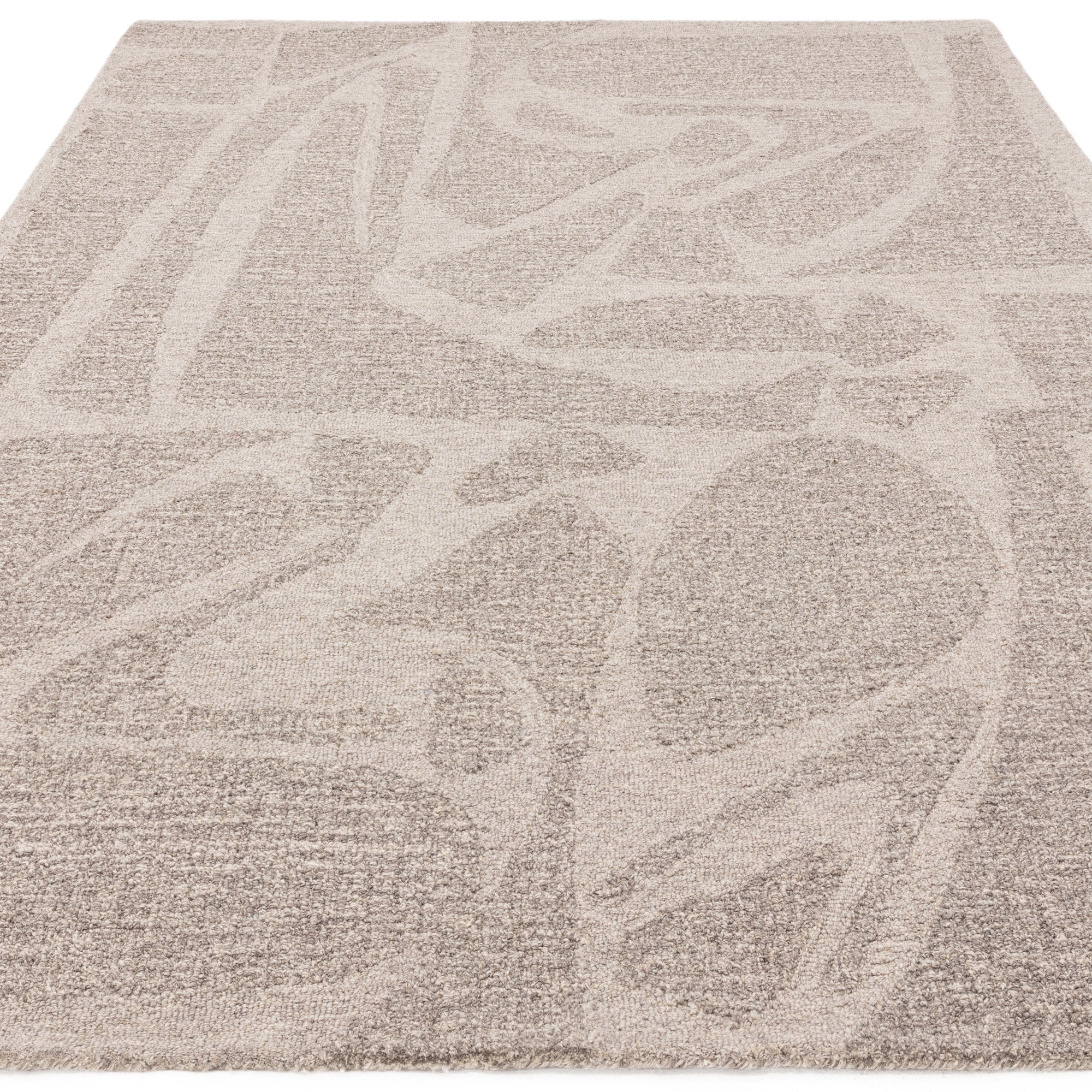 Boho Loxley Stone Grey or silver rug
