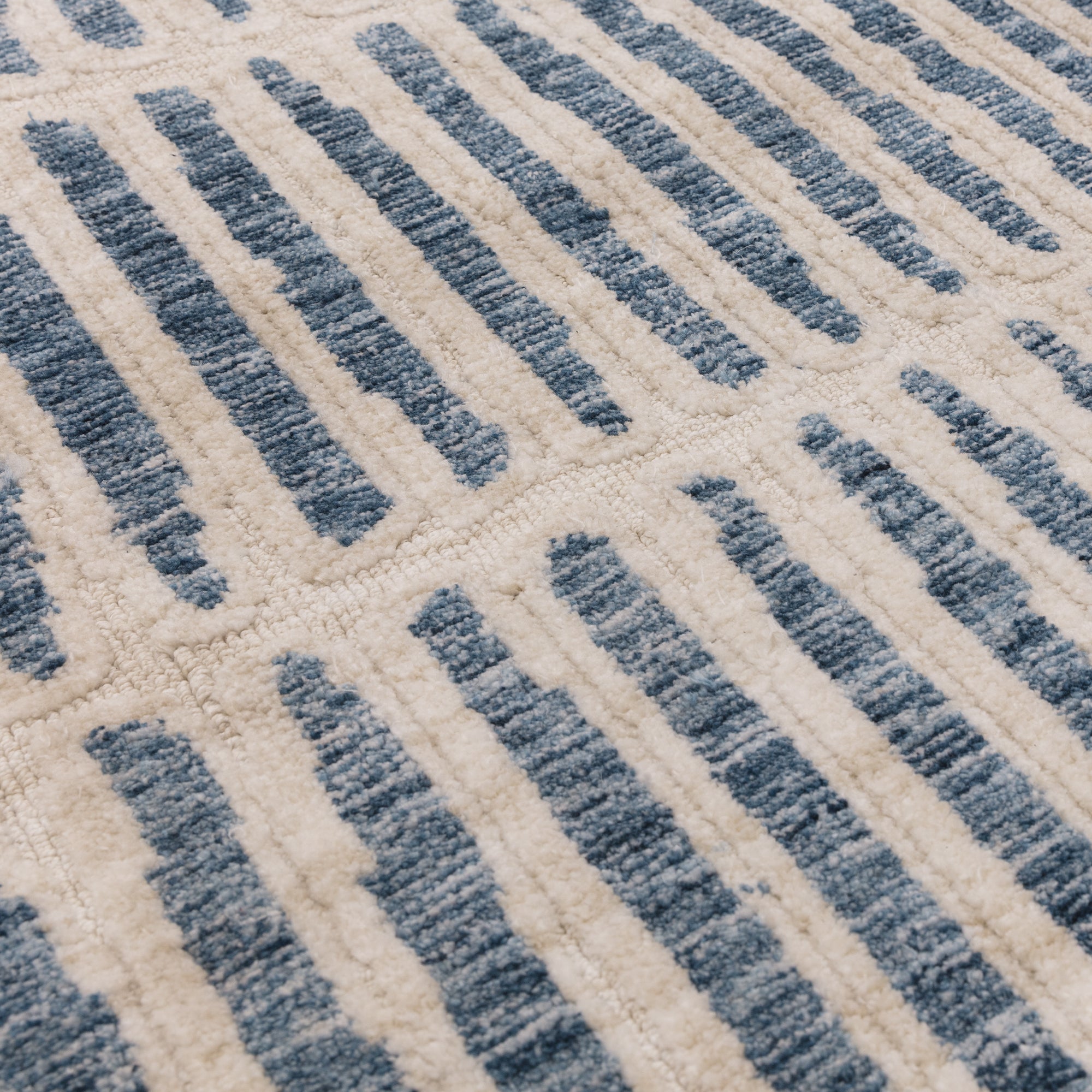 Mason Grid Blue Rug