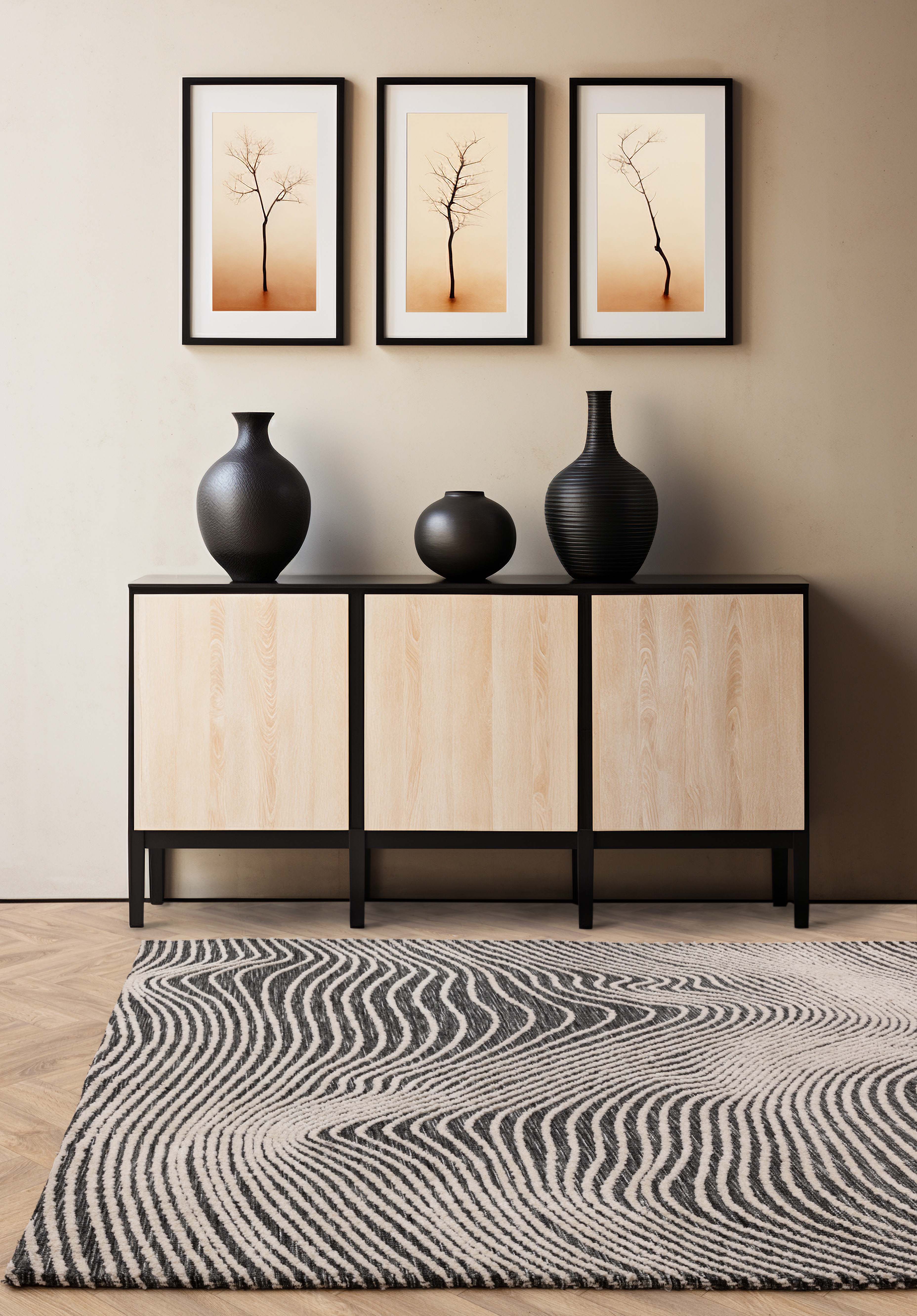 Mason New Magnitude Black Rug
