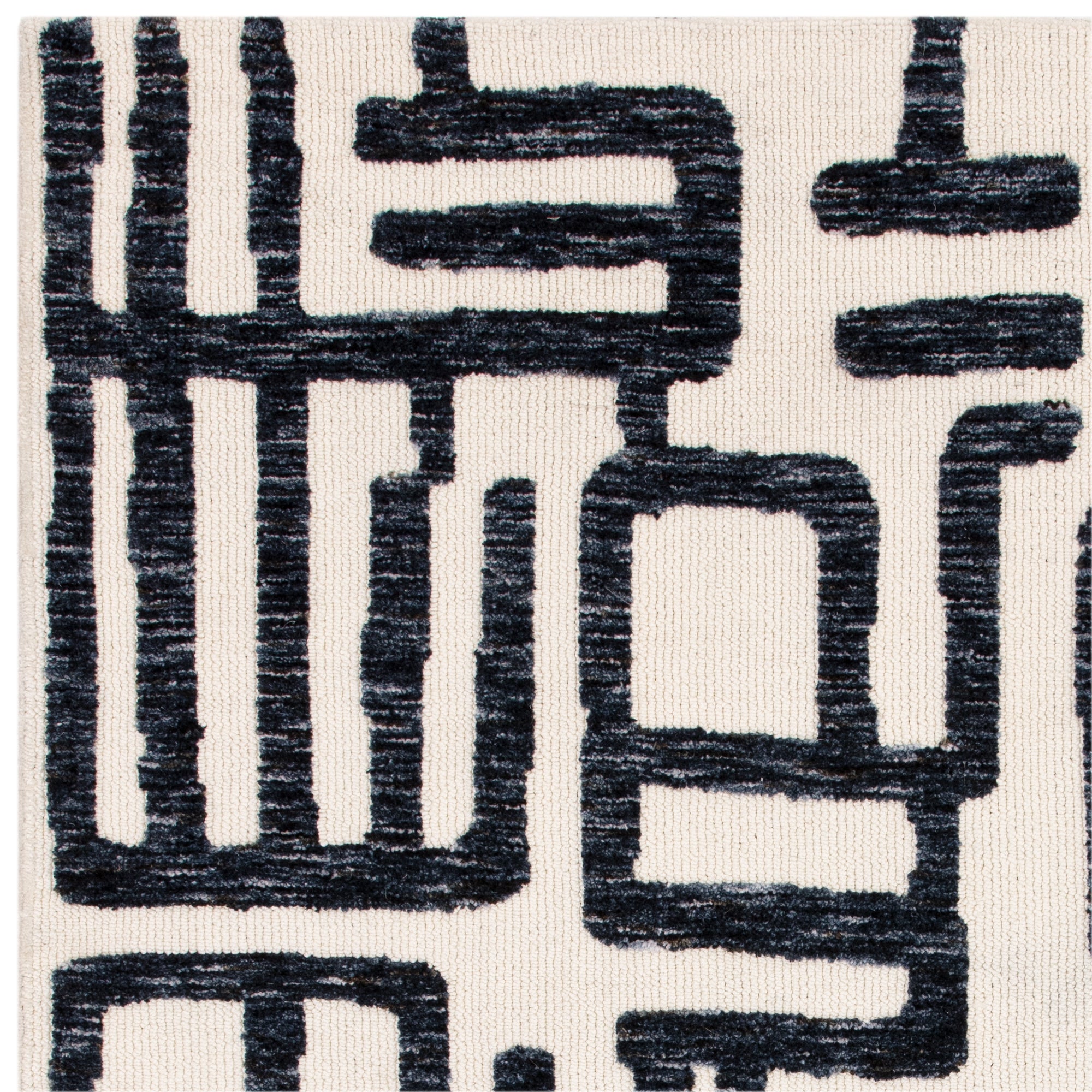 Mason Script Monochrome Rug