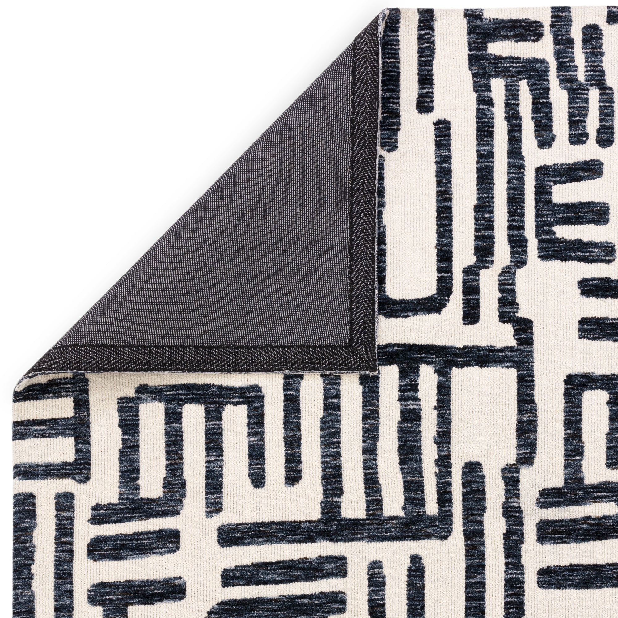 Mason Script Monochrome Rug