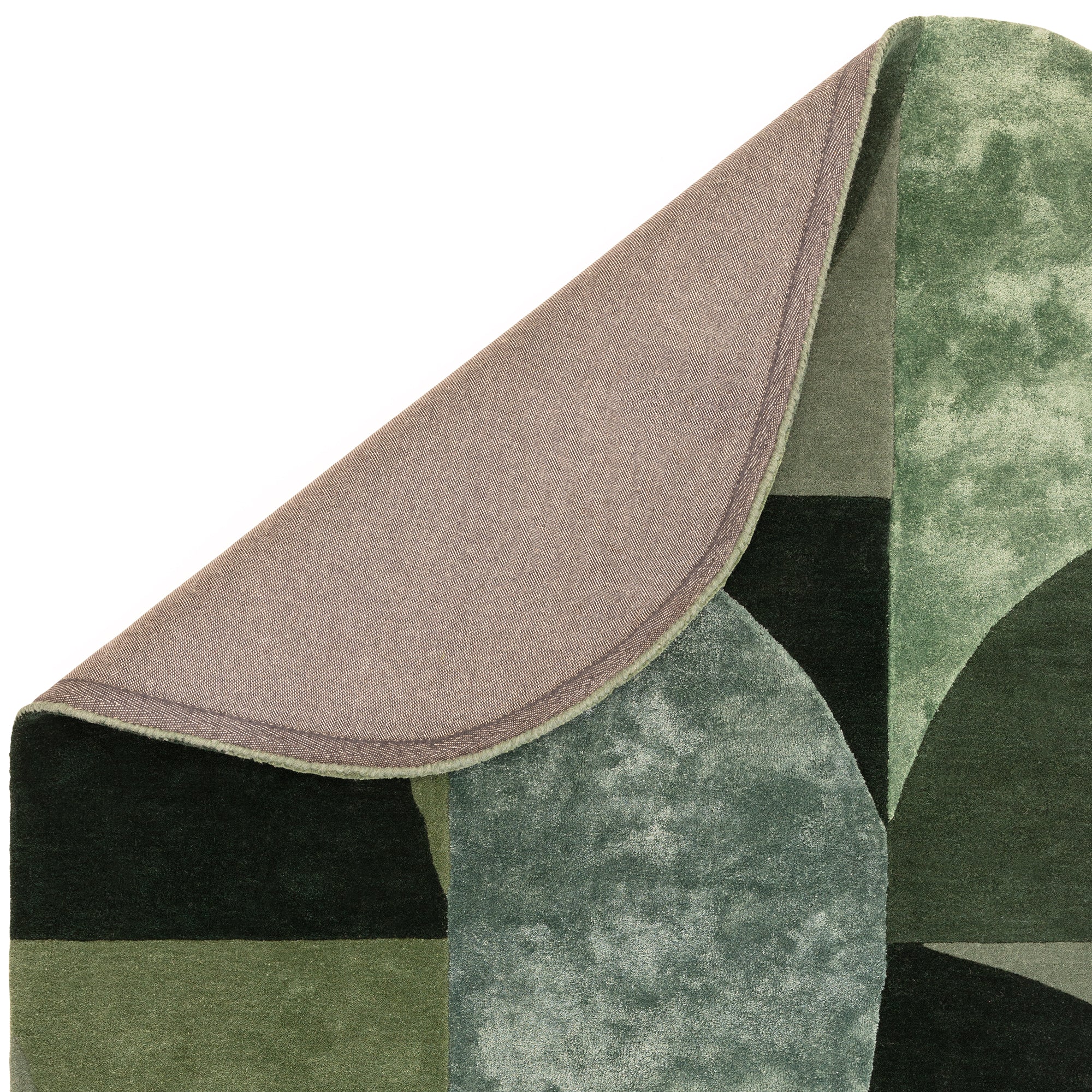 Matrix 75 Oval Forest green rug