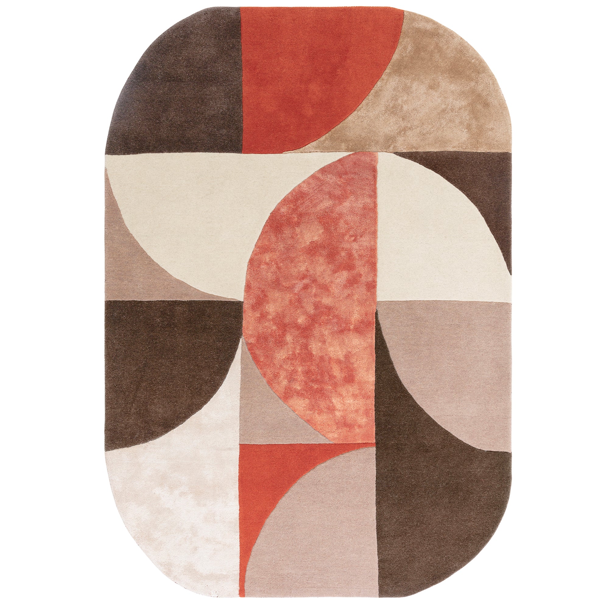 Matrix 77 Oval Spice Red Rug