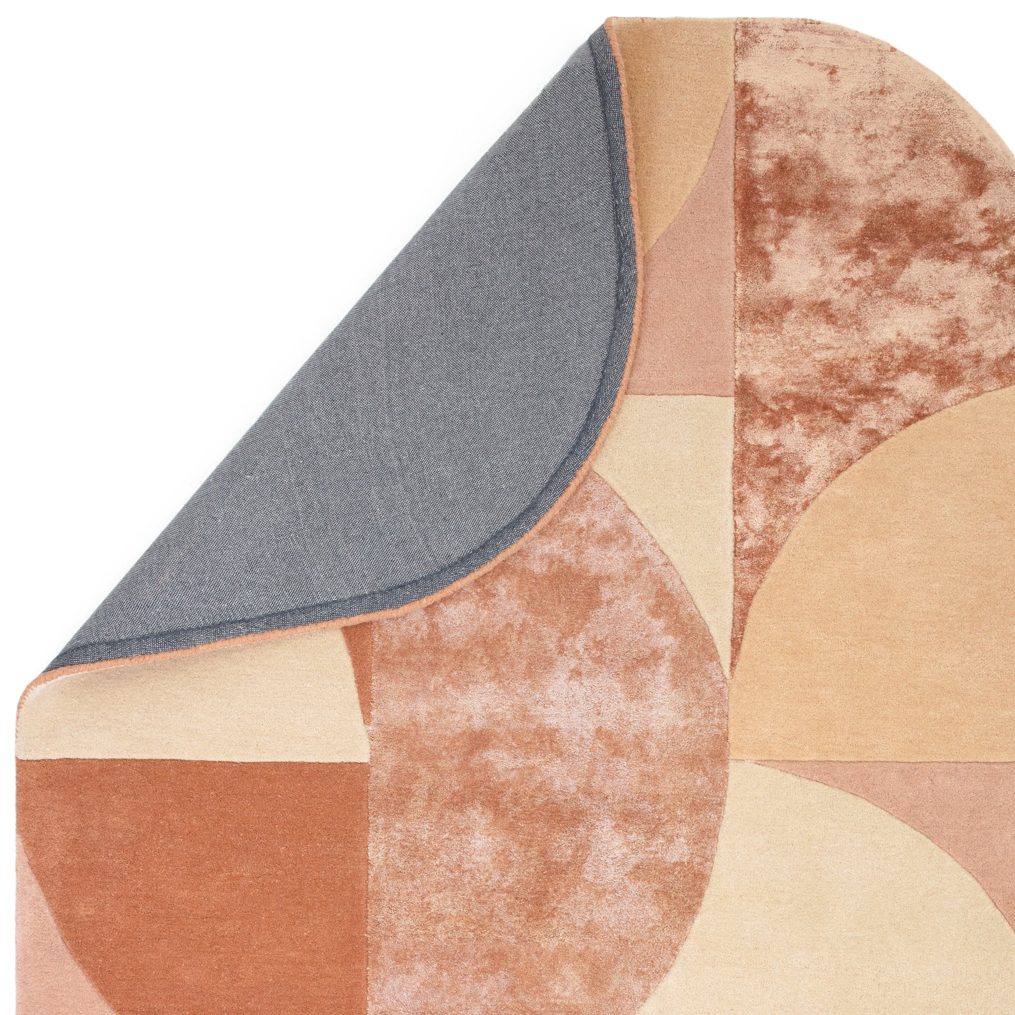 Matrix 78 Oval Earth Orange Rug