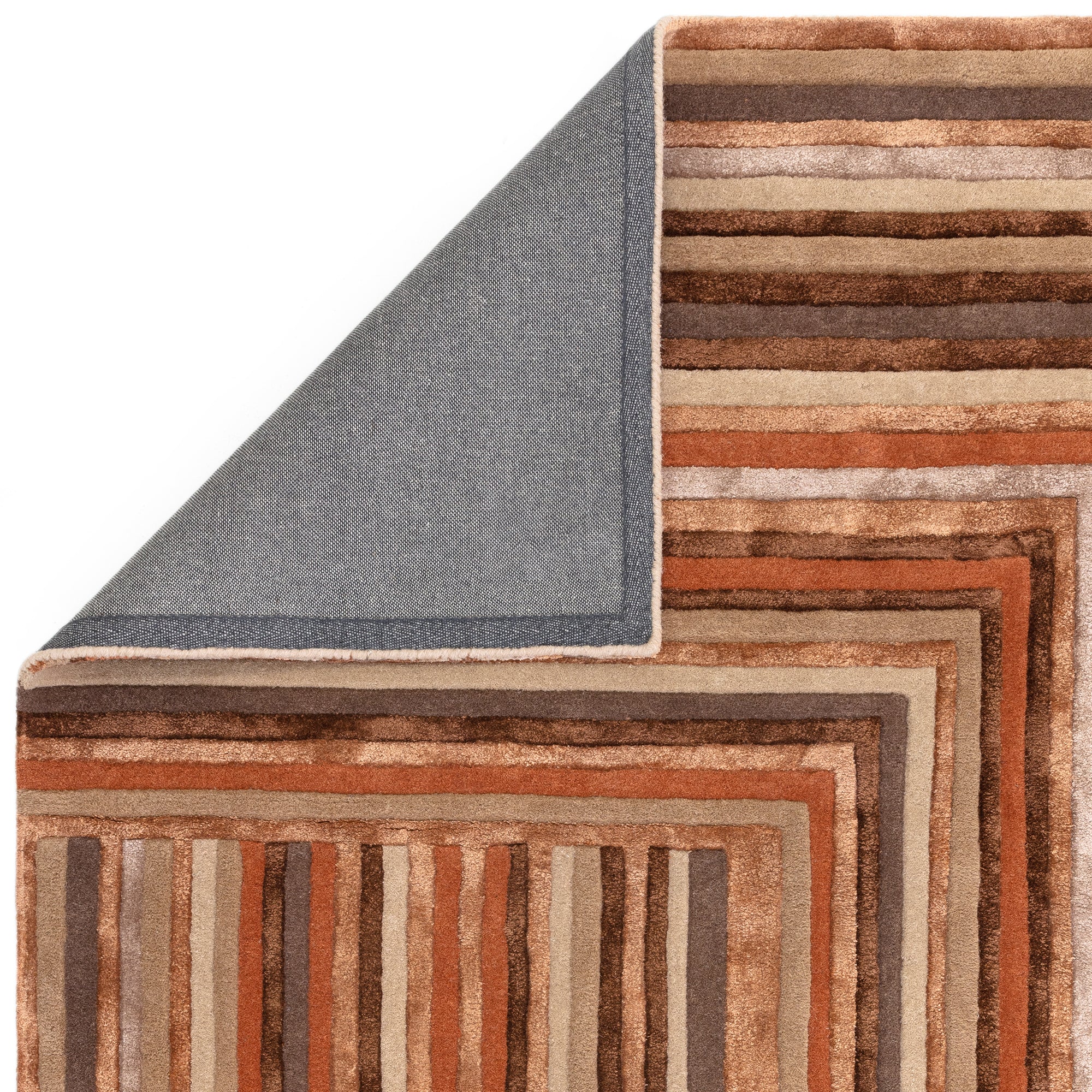 Matrix 80 Network Terracotta Rug
