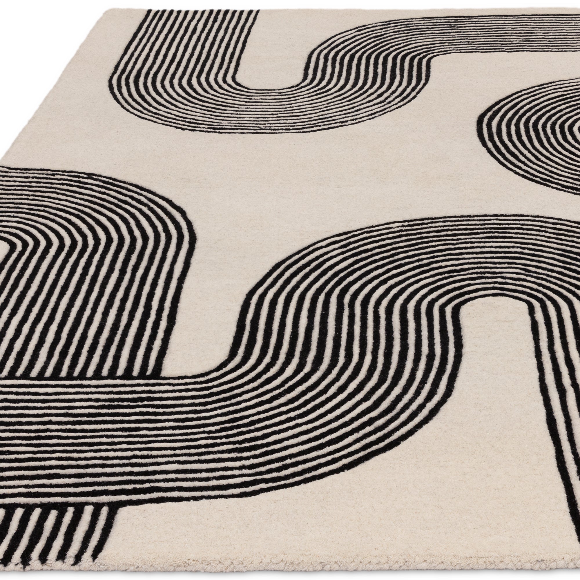 Matrix 87 Arches Black Rug