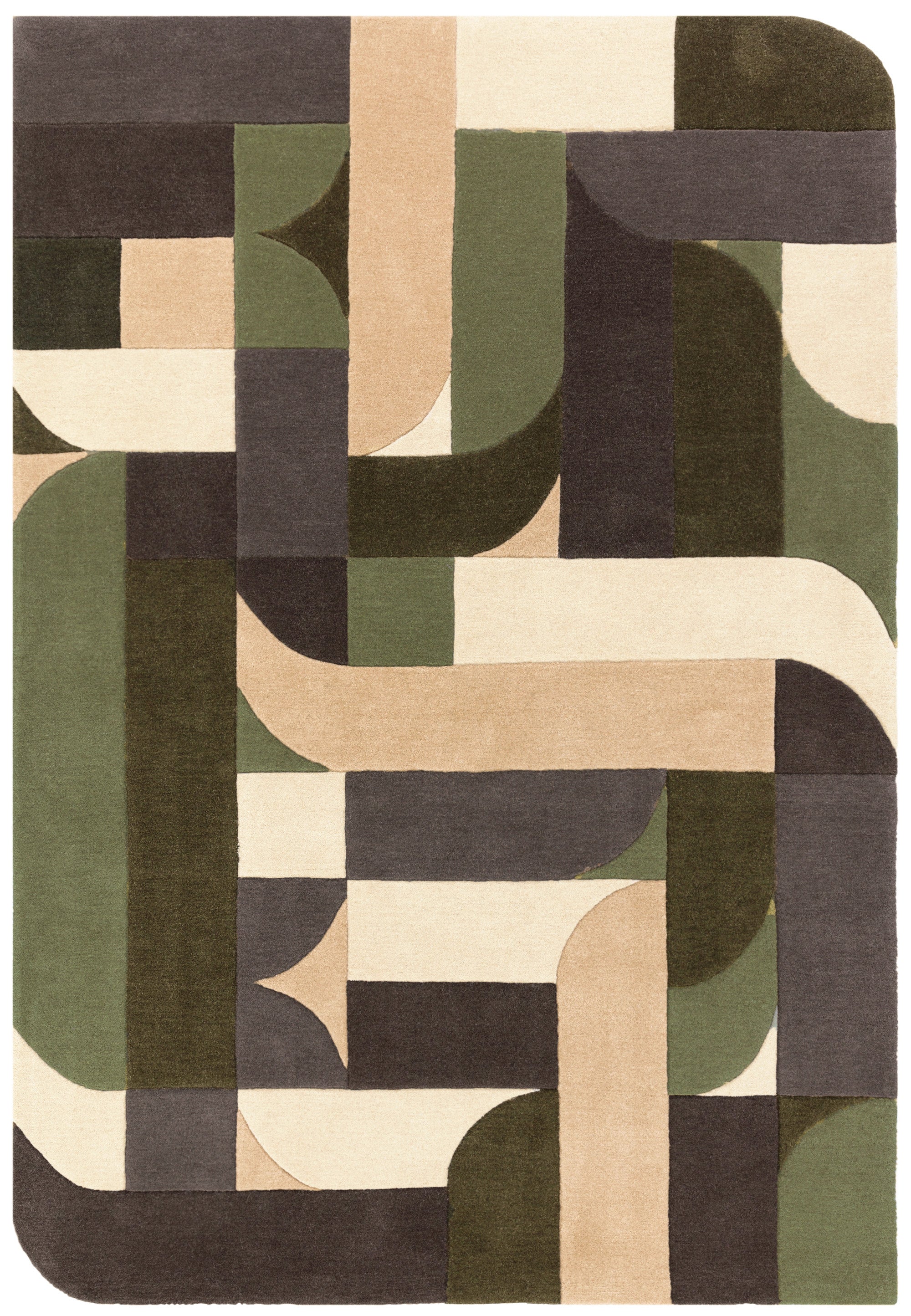 Matrix Klotski Sage Rug MAX90