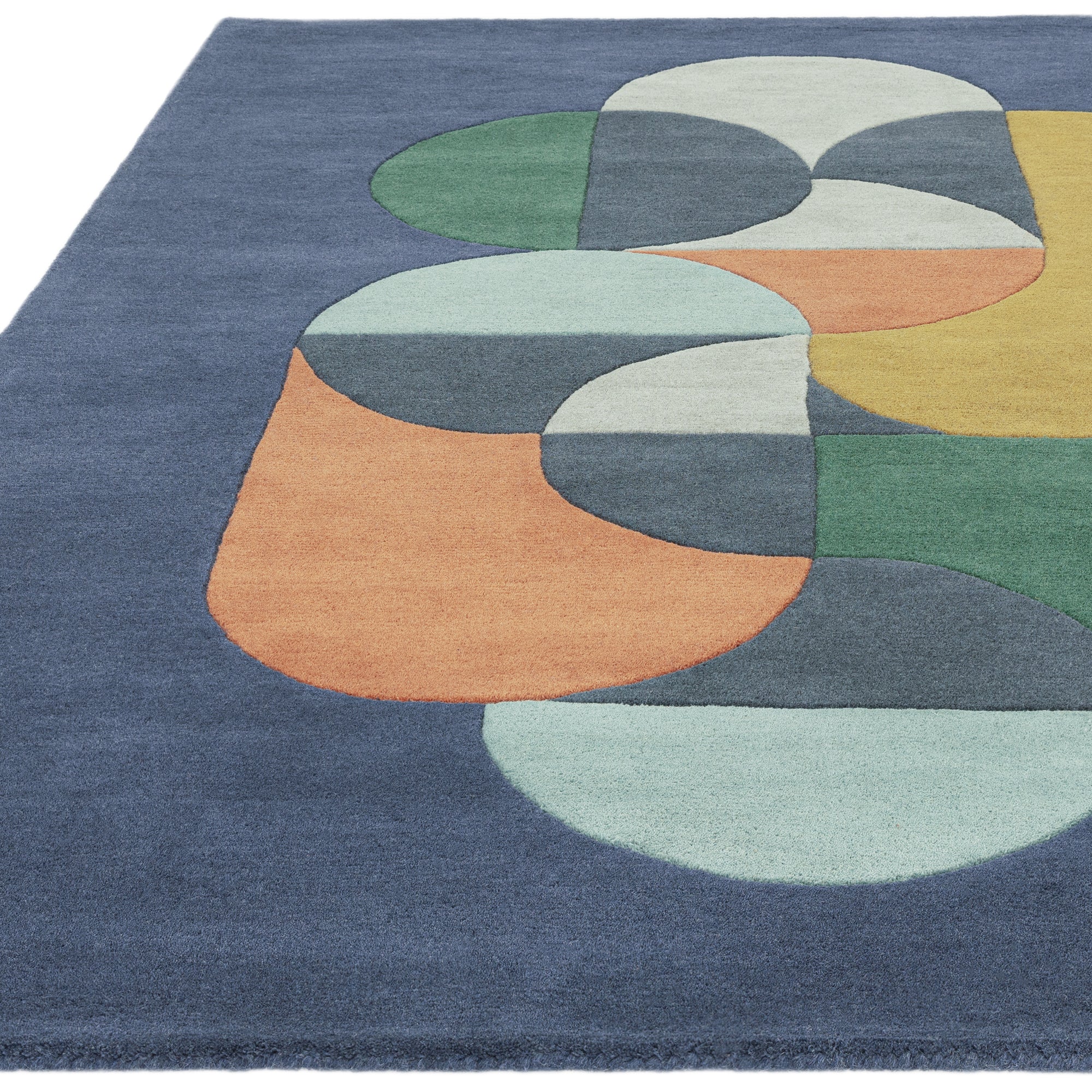 Matrix 91 Statement Navy Blue Rug