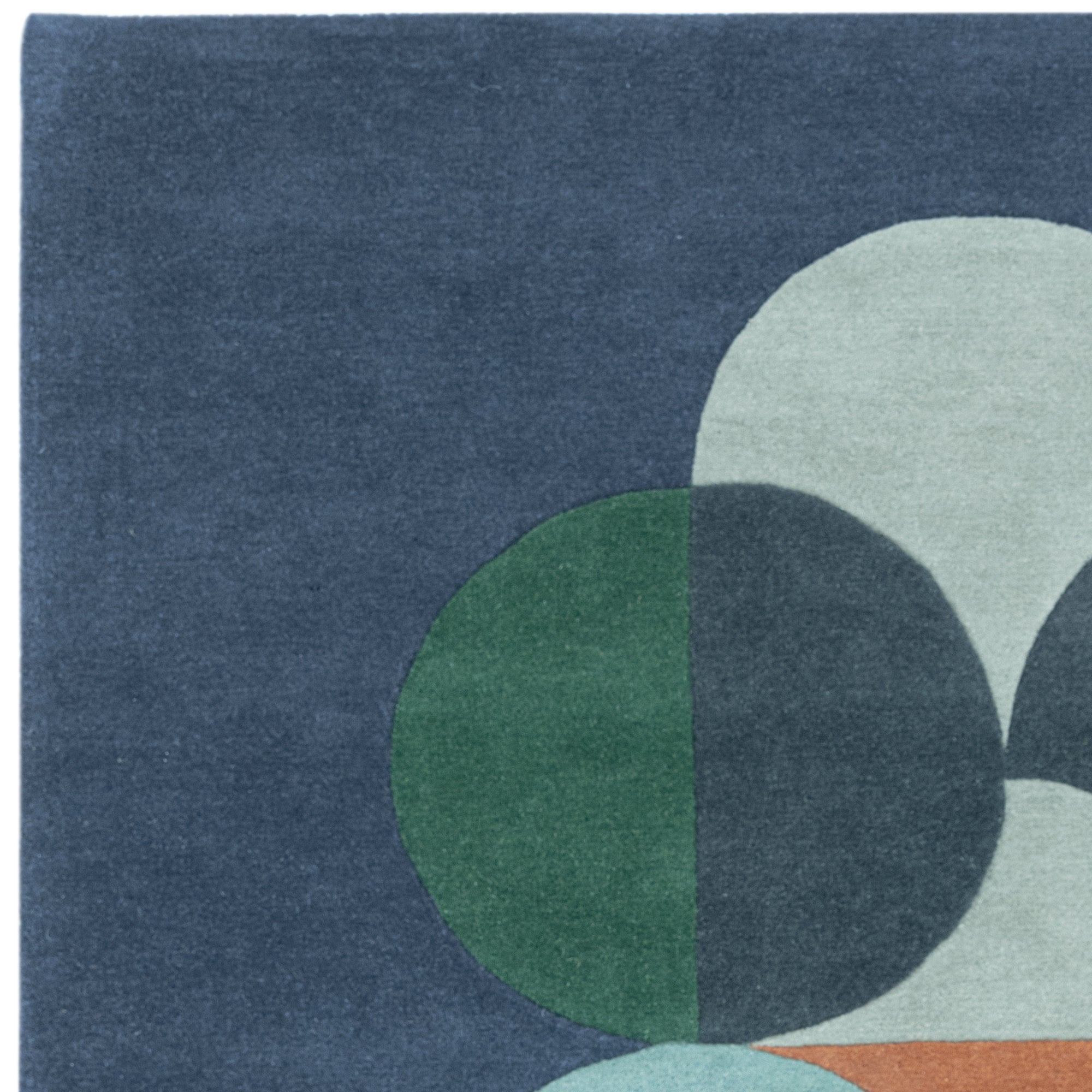 Matrix 91 Statement Navy Blue Rug