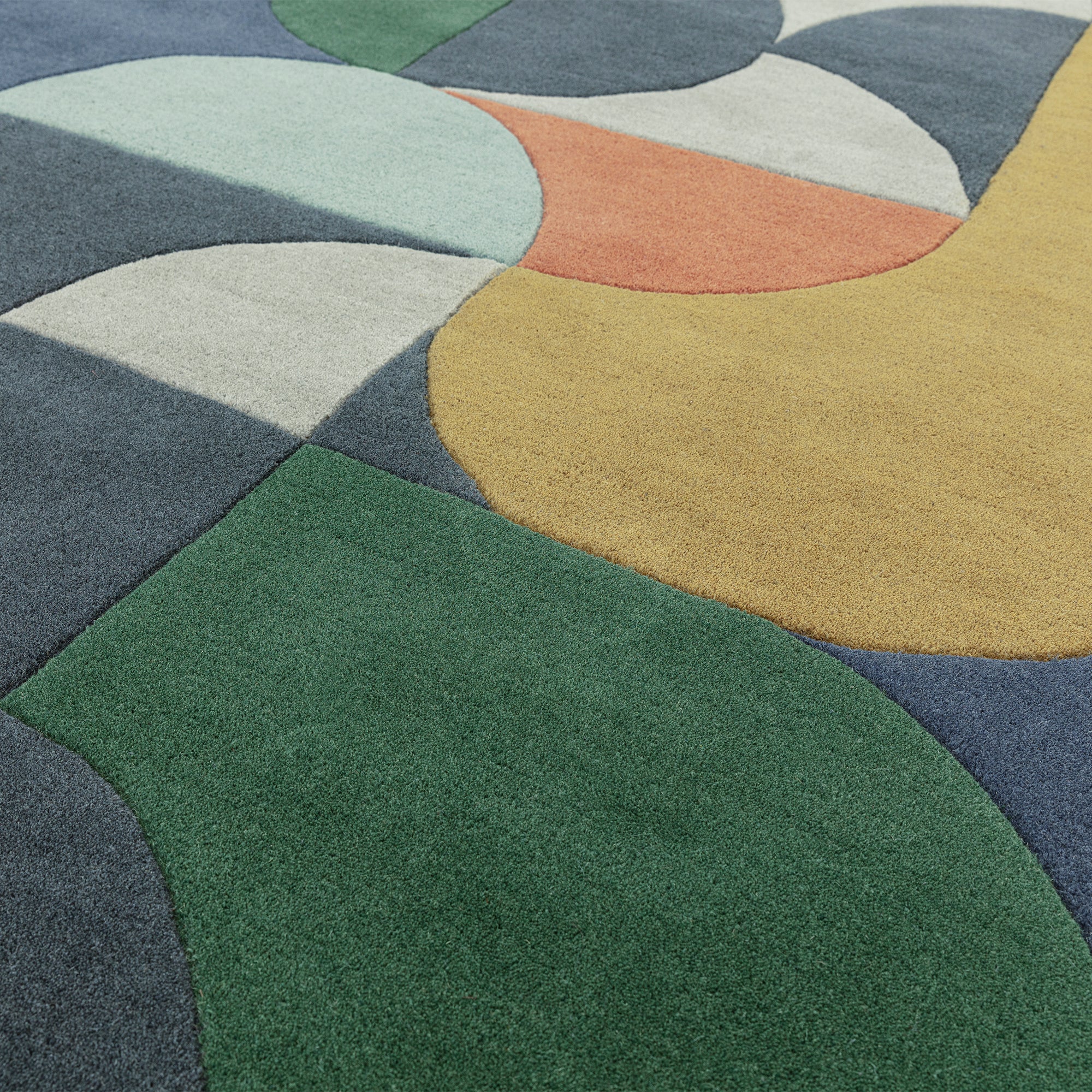 Matrix 91 Statement Navy Blue Rug