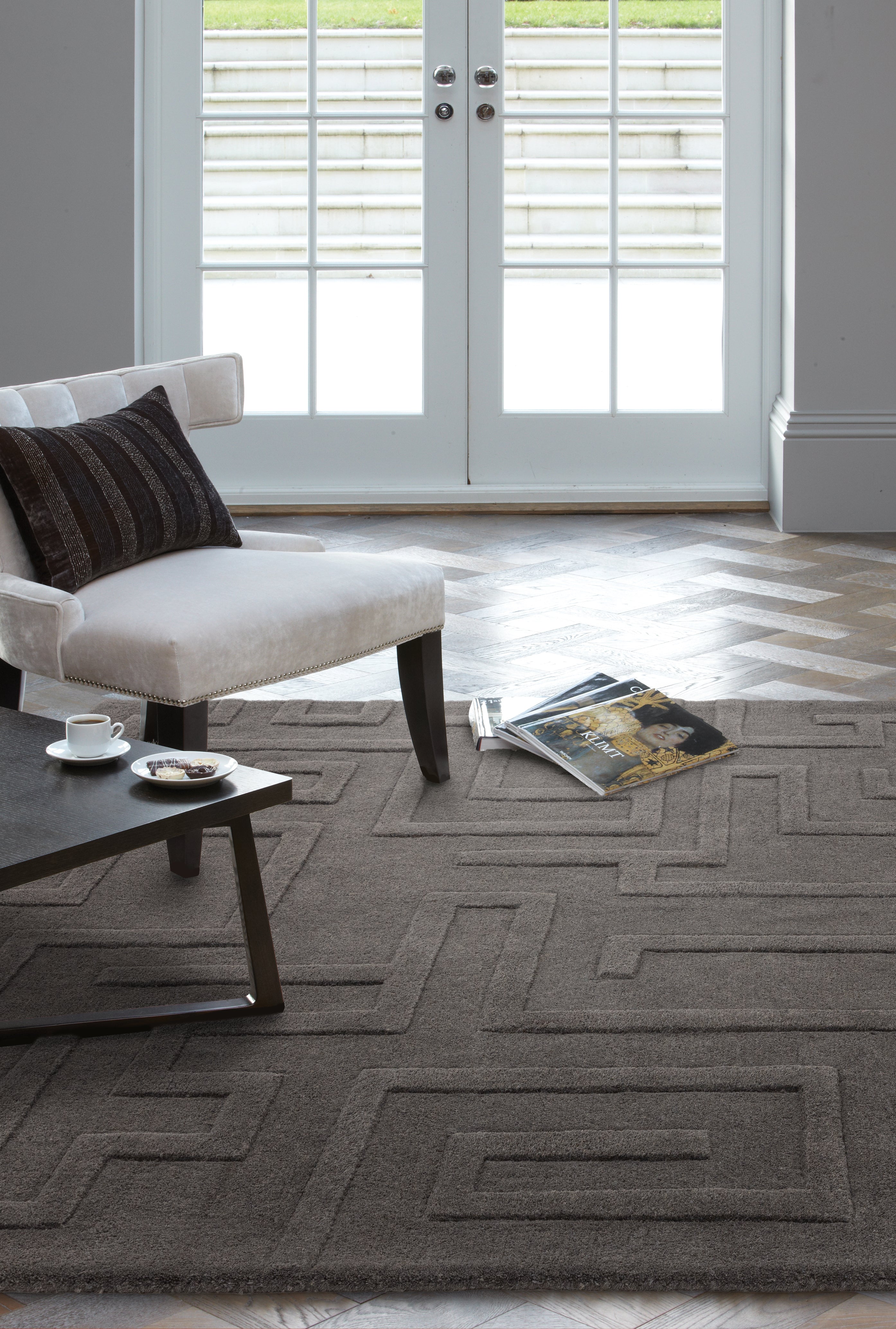 Maze Charcoal Rug