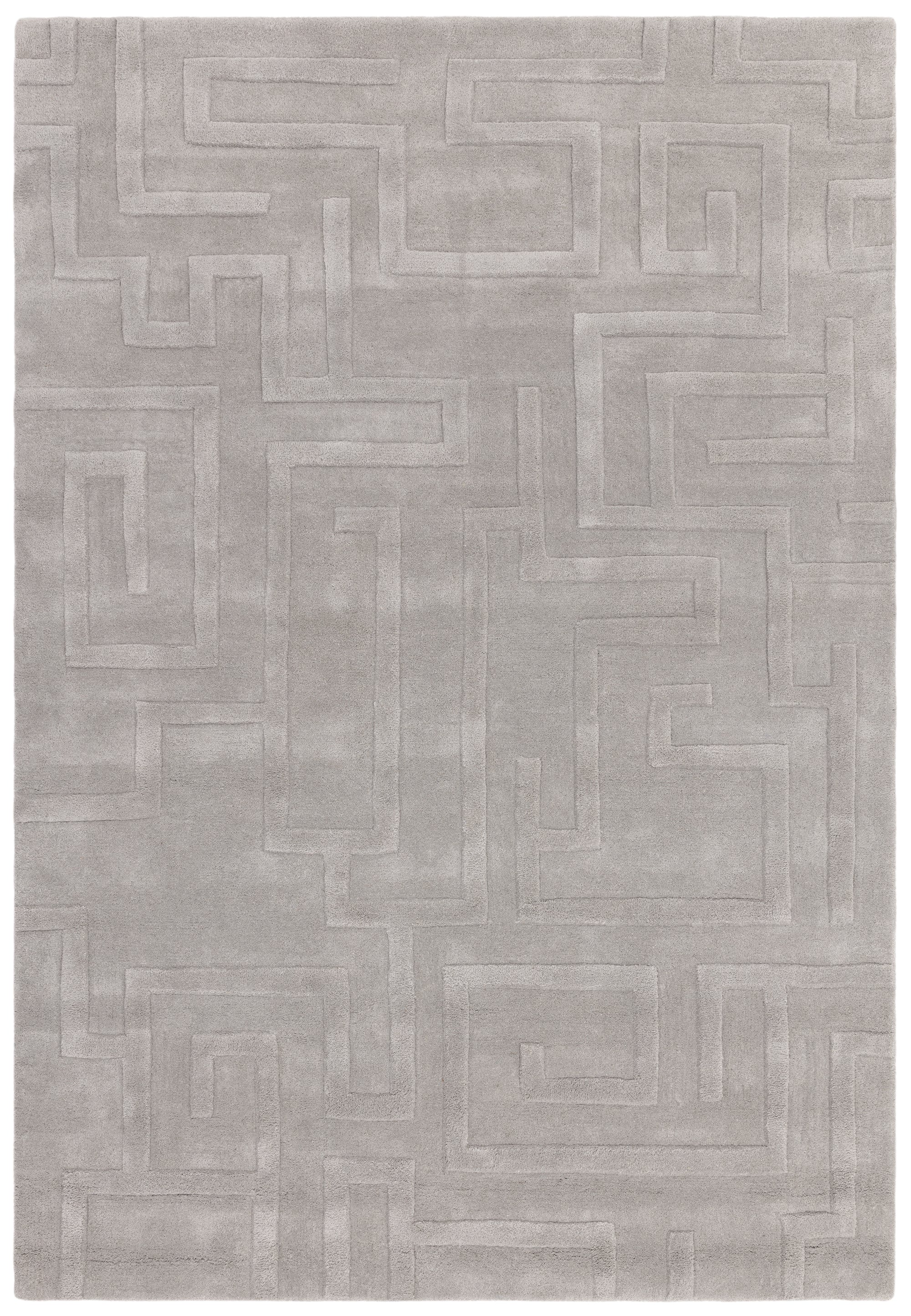 Maze Silver Rug