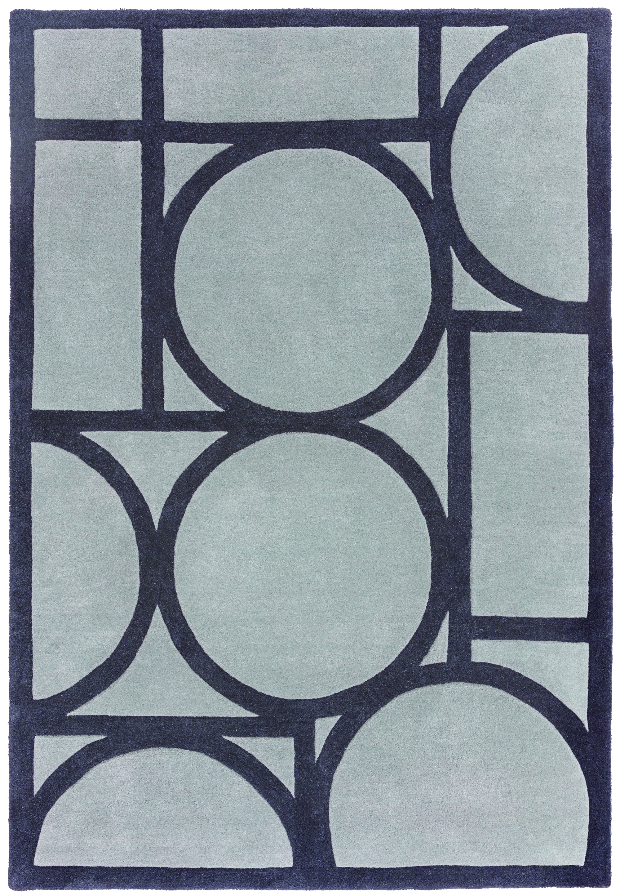 Contemporary Design Metro Blue rug