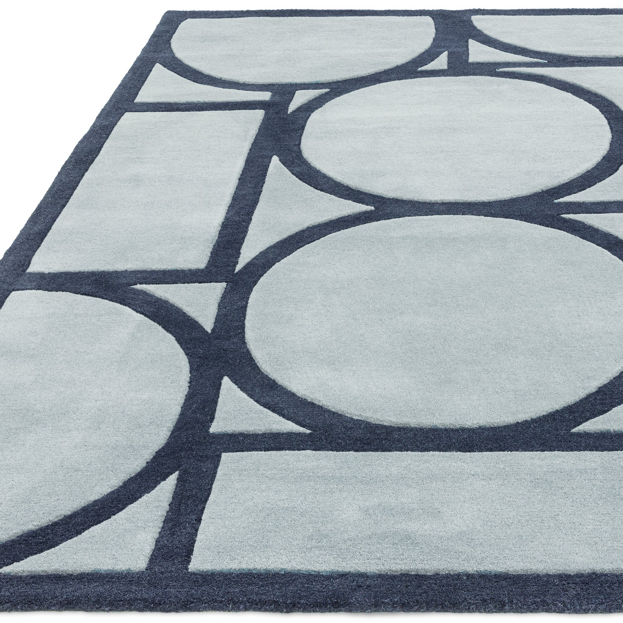 Contemporary Design Metro Blue rug