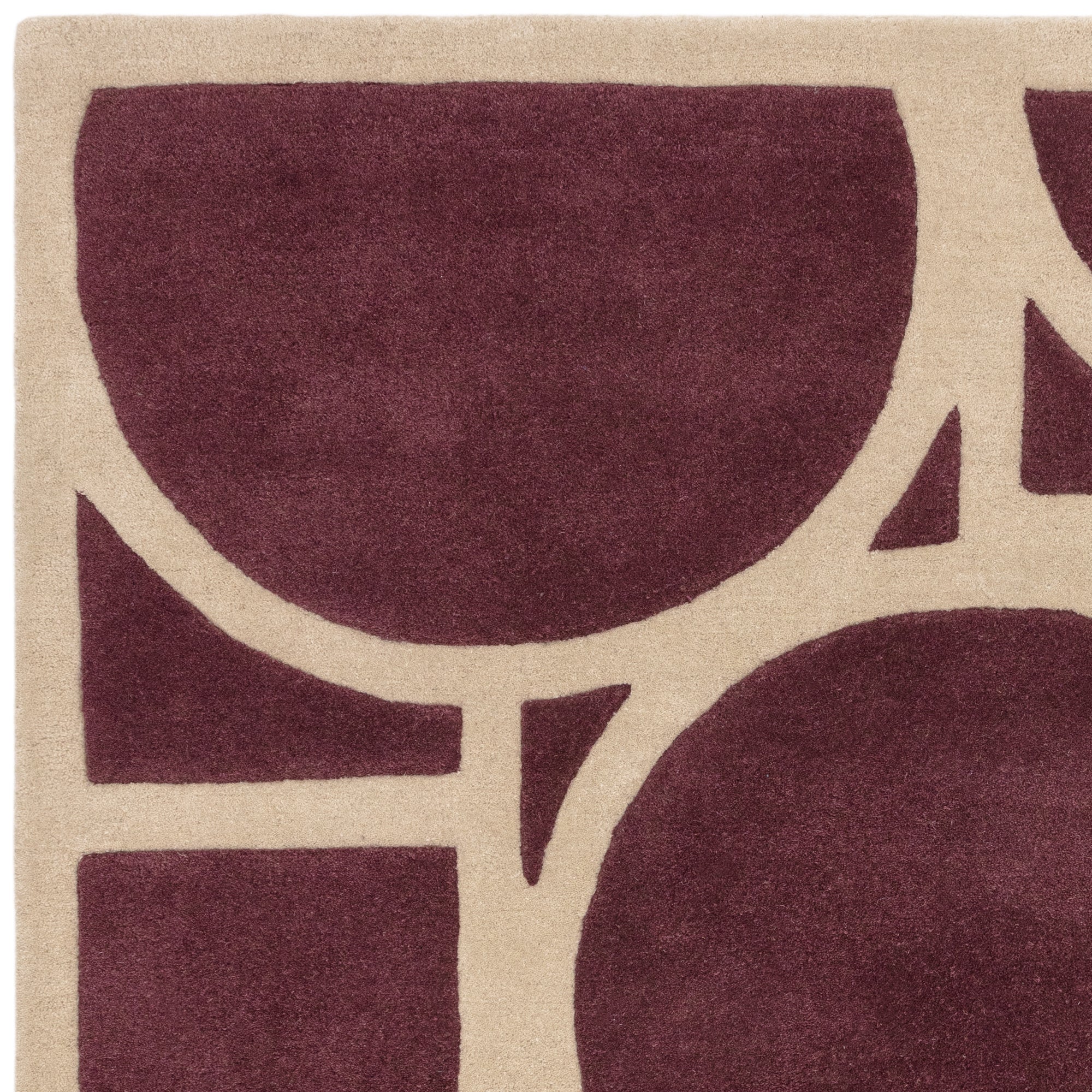 Metro Plum purple rug
