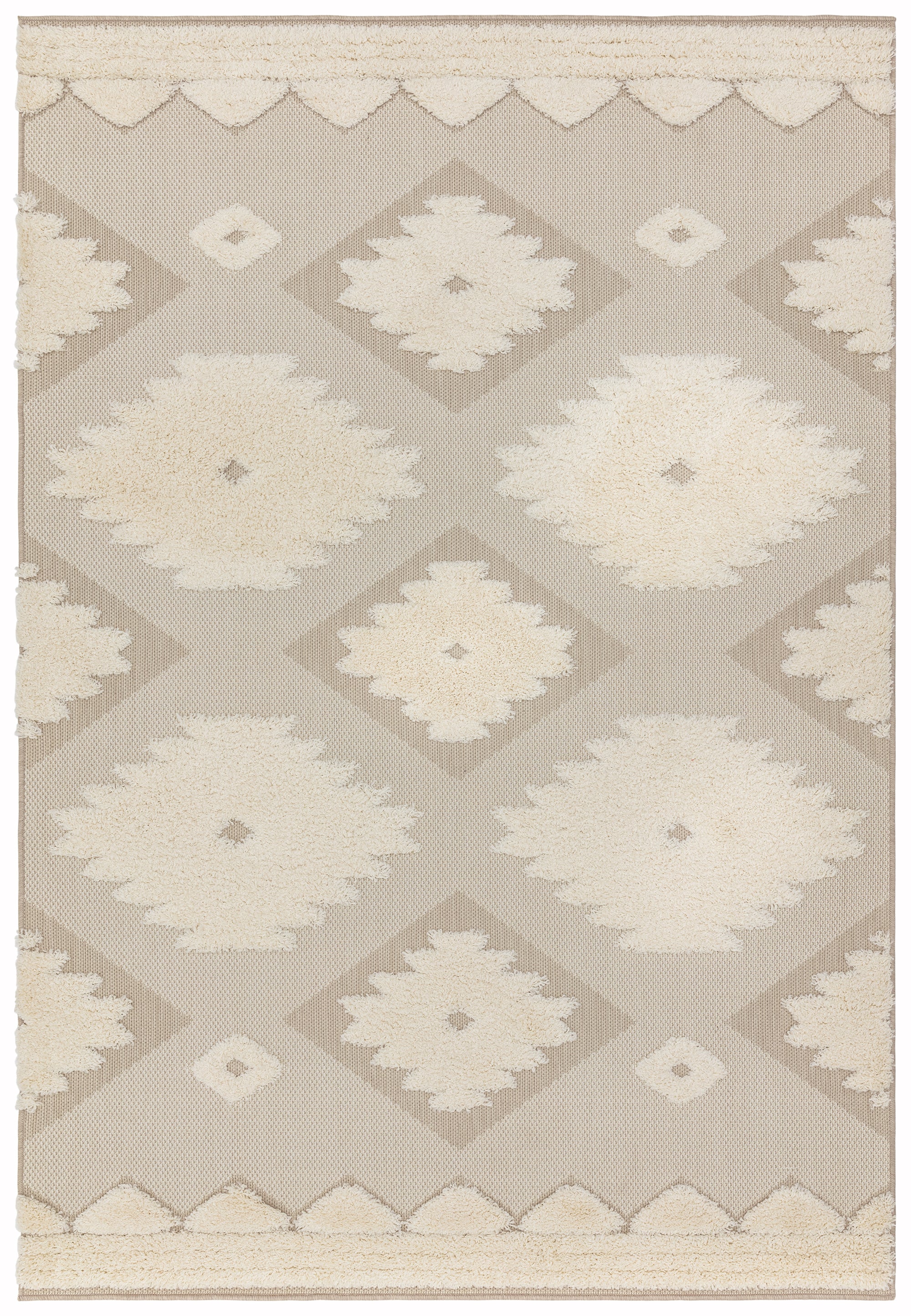Monty MN02 Natural / Cream Tribal Rug