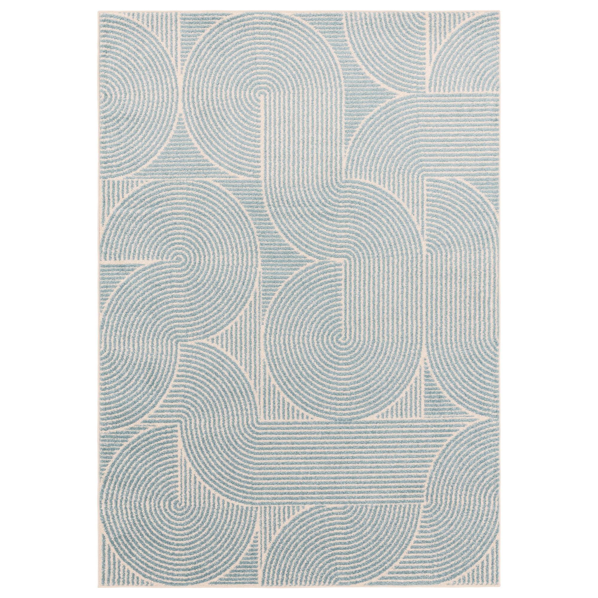 Muse MU02 Blue Swirl Rug