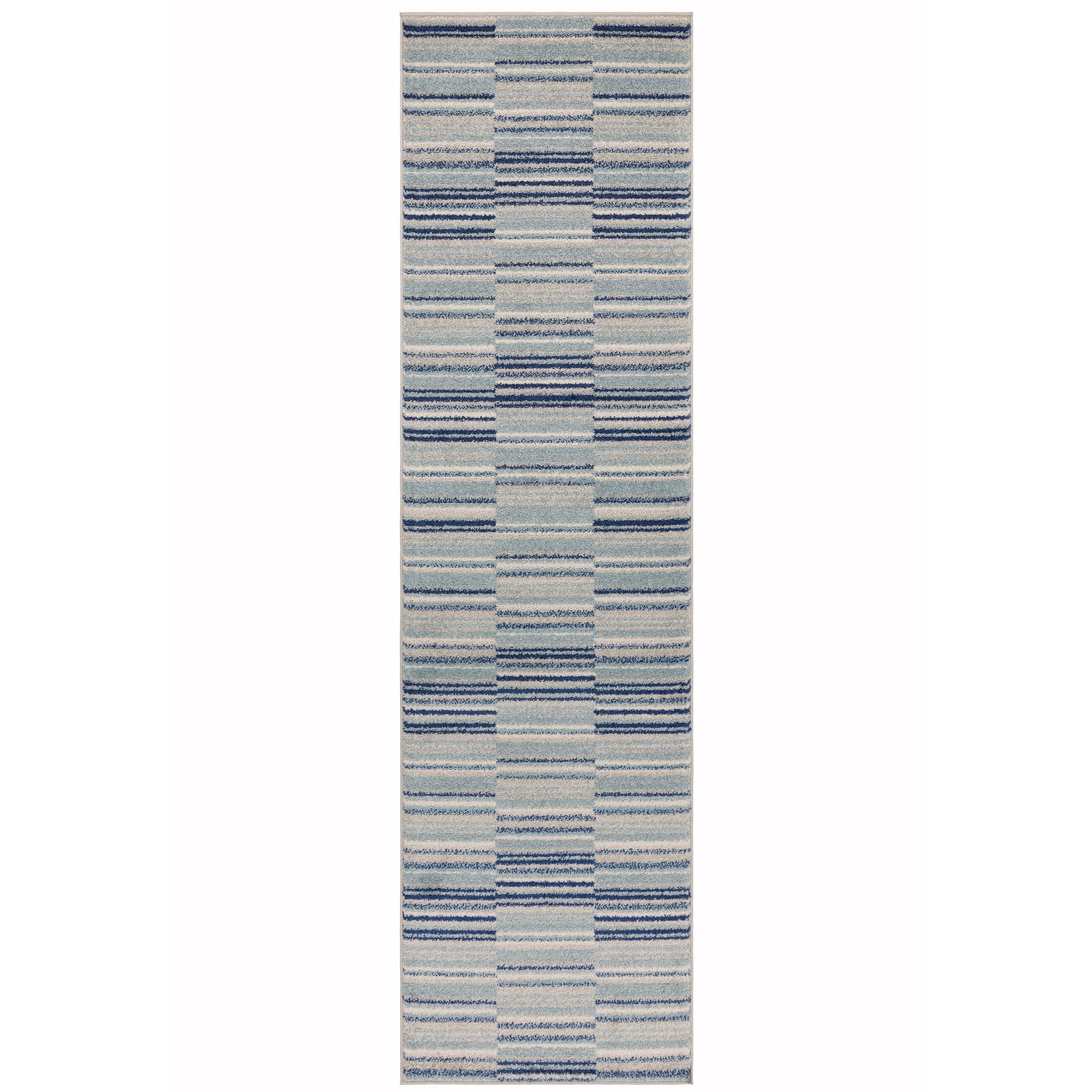 Muse MU05 Blue Stripe Rug