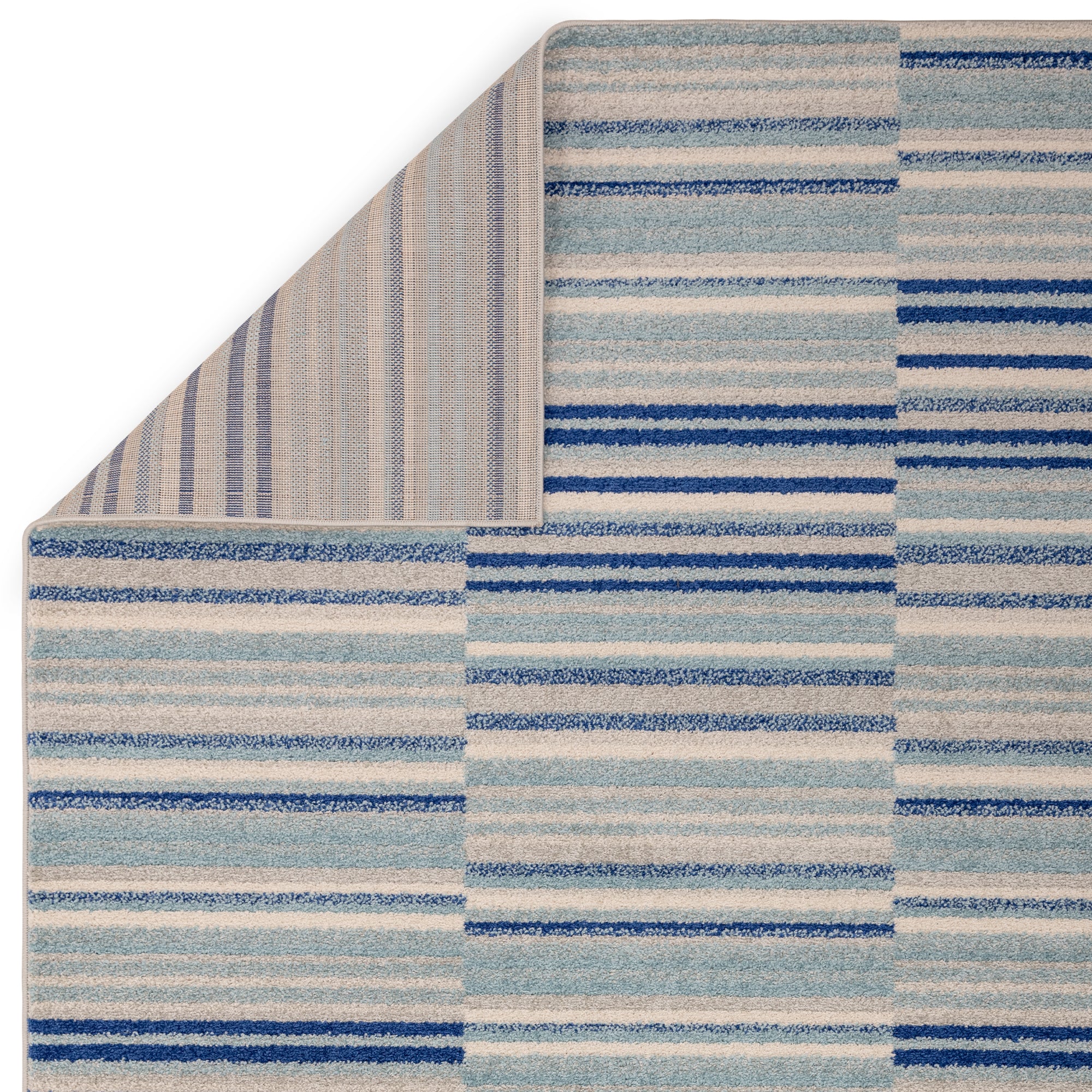 Muse MU05 Blue Stripe Rug