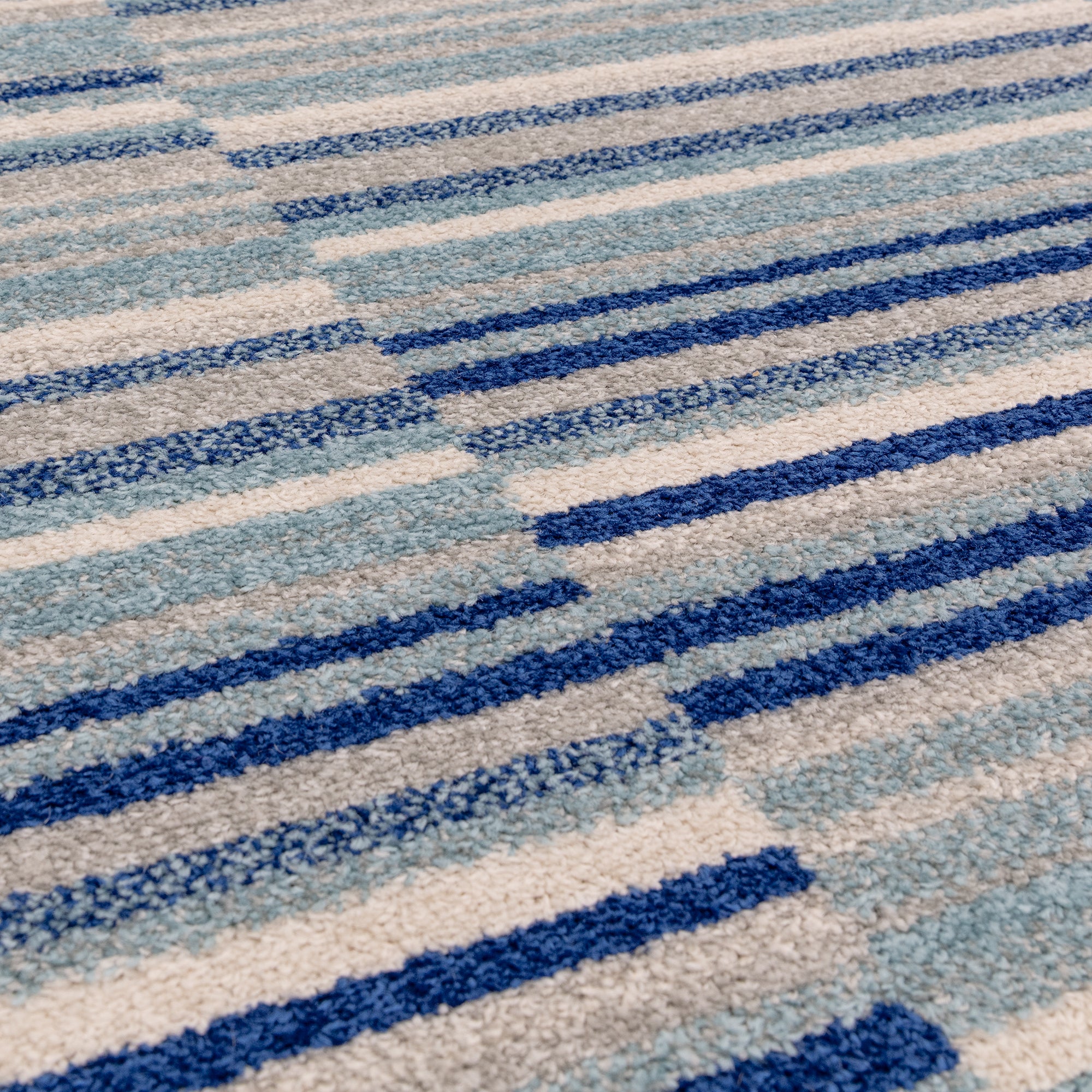 Muse MU05 Blue Stripe Rug