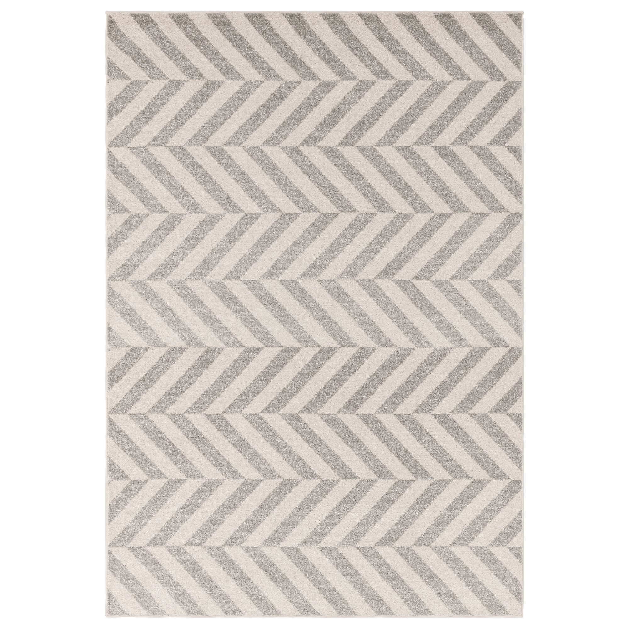 Muse MU07 Grey Chevron Rug