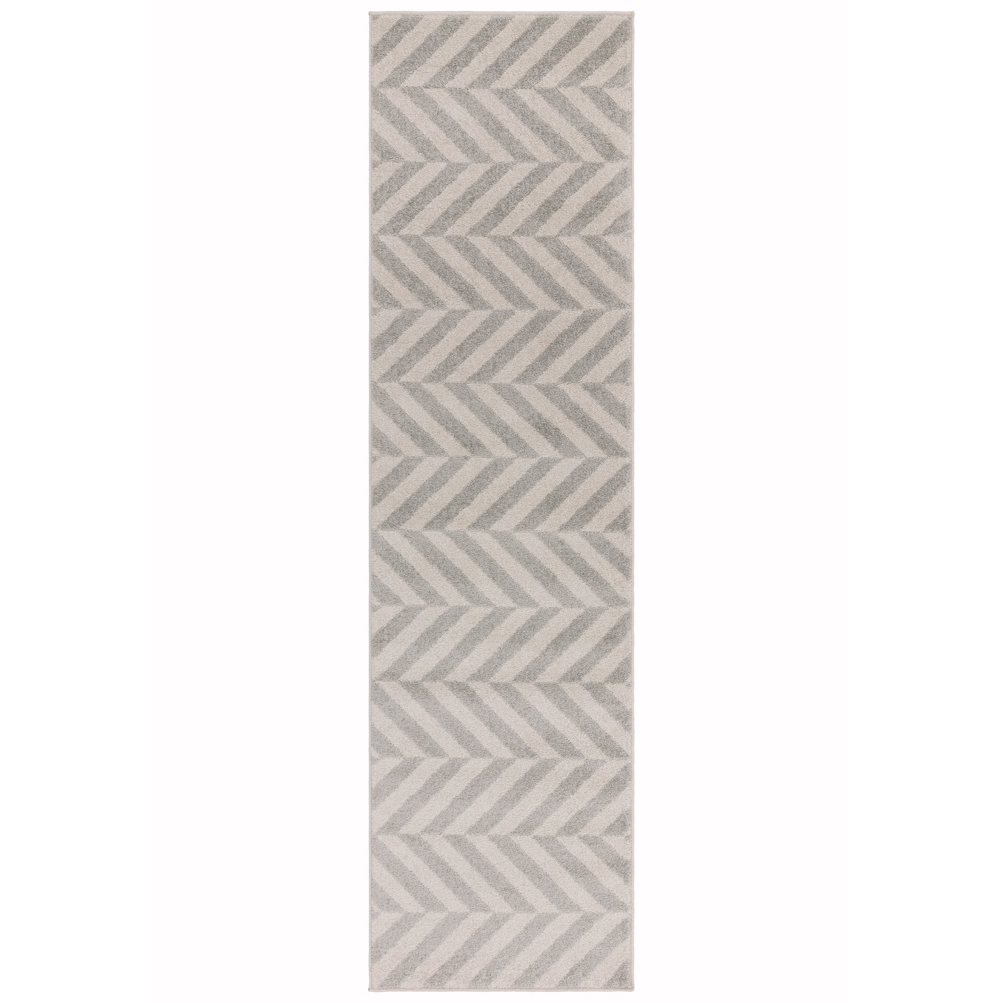Muse MU07 Grey Chevron Rug