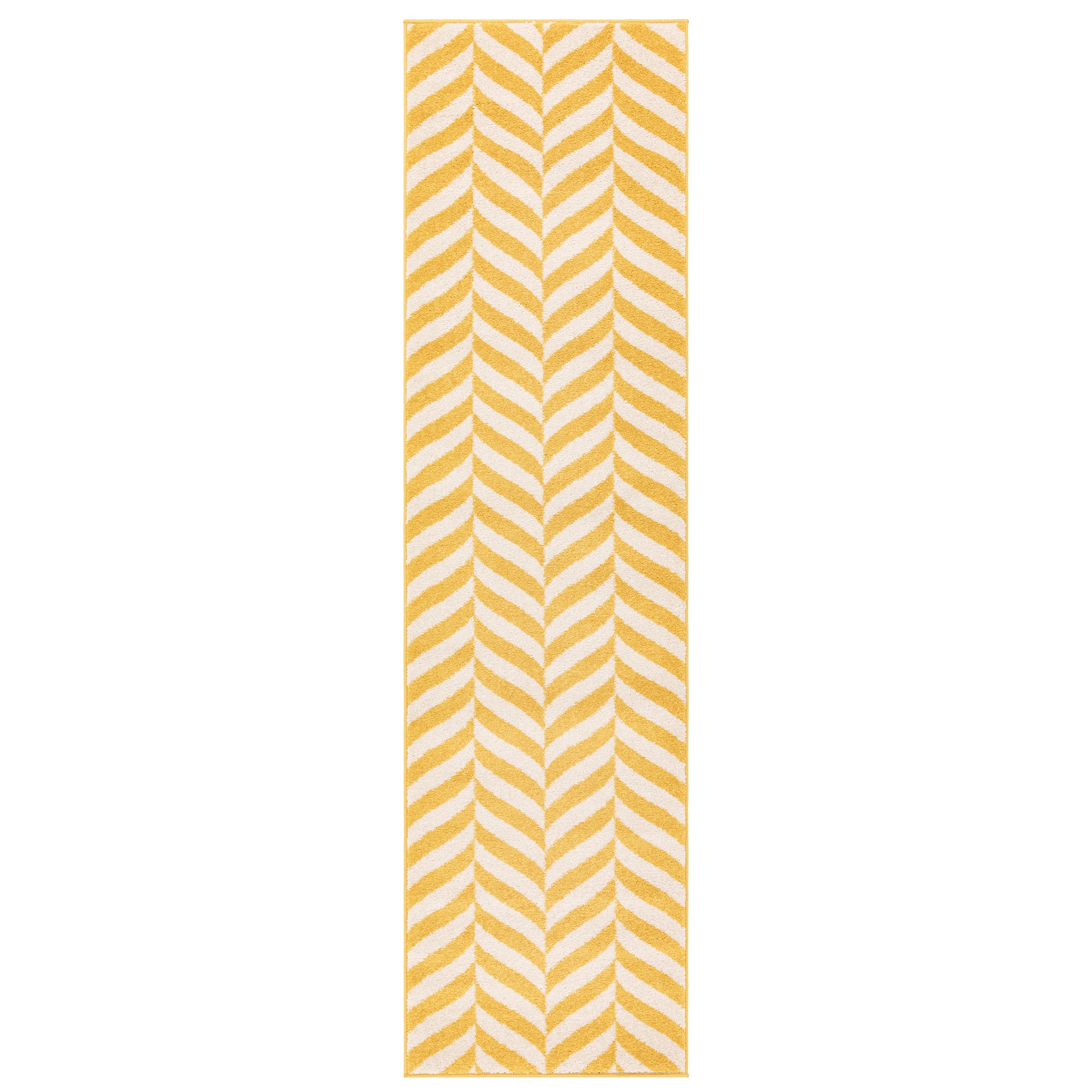 Muse MU08 Yellow Chevron Rug