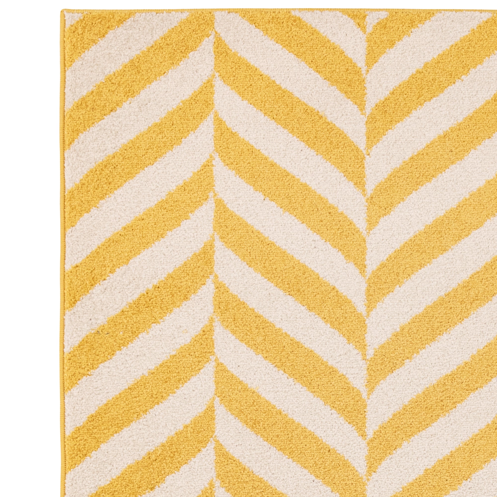 Muse MU08 Yellow Chevron Rug