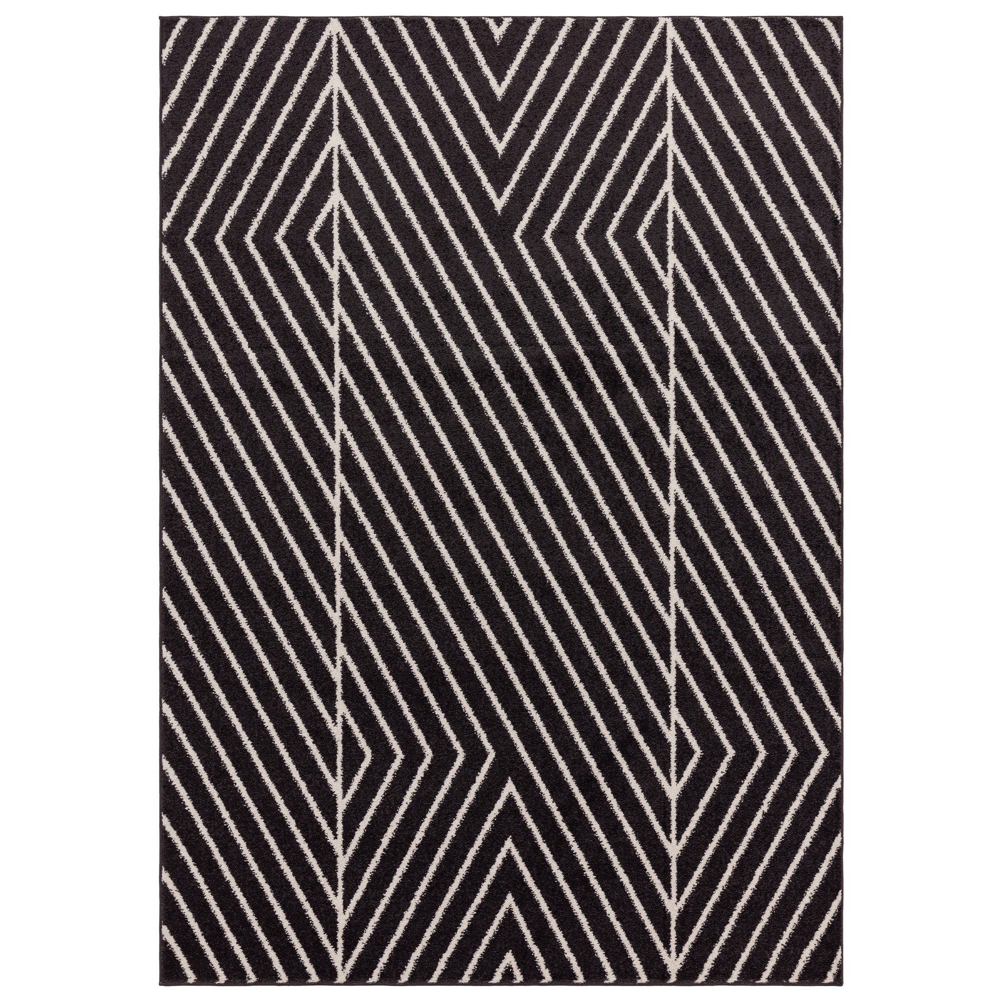 Muse MU10 Black Linear Rug