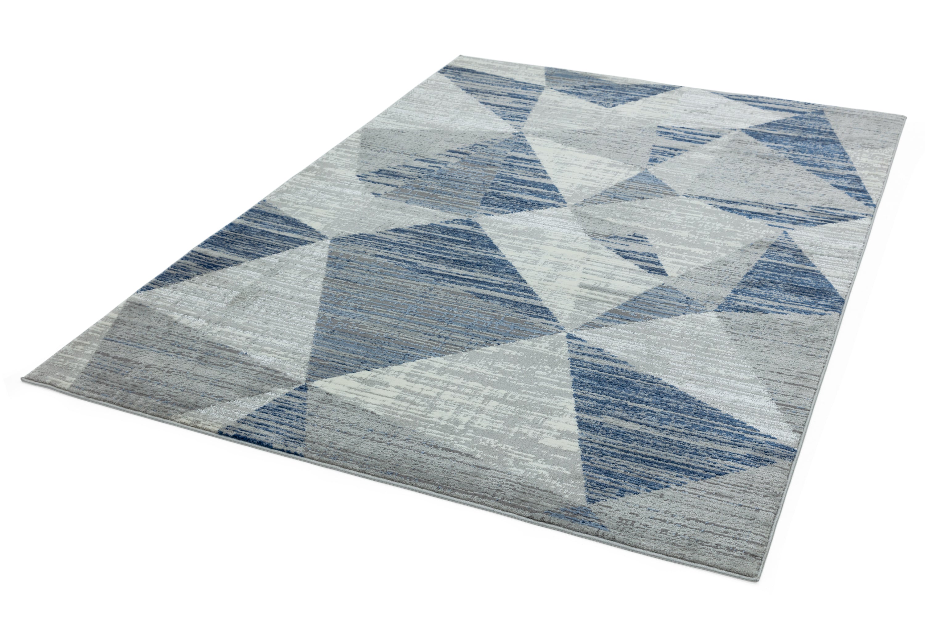 Orion OR14 Block Blue Rug
