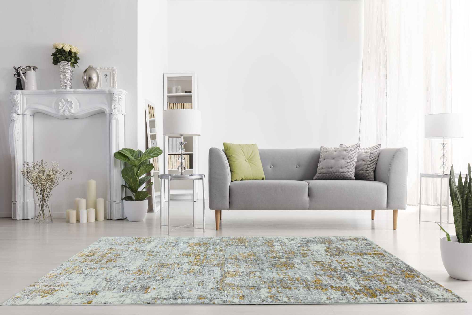 Orion OR07 Abstract Yellow* Rug