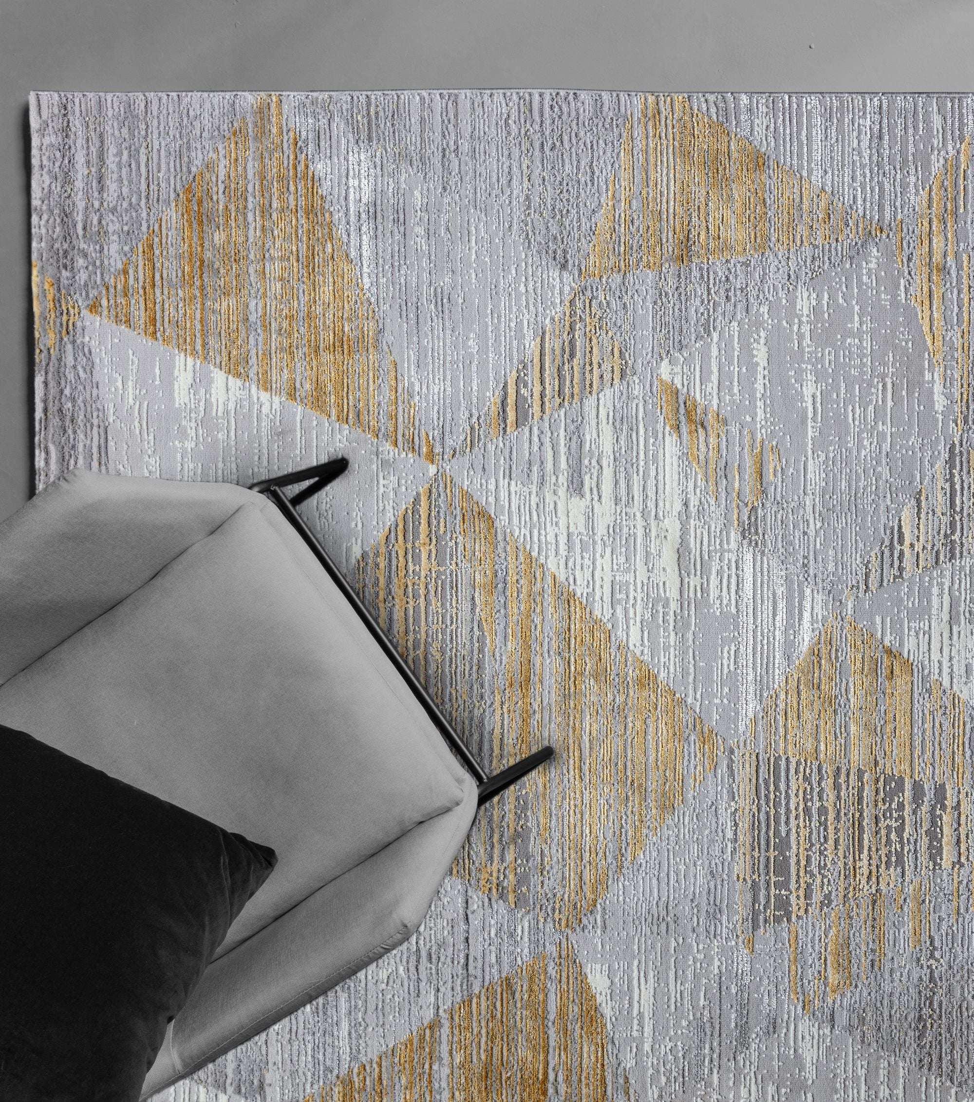 Orion OR12 Blocks Yellow Rug