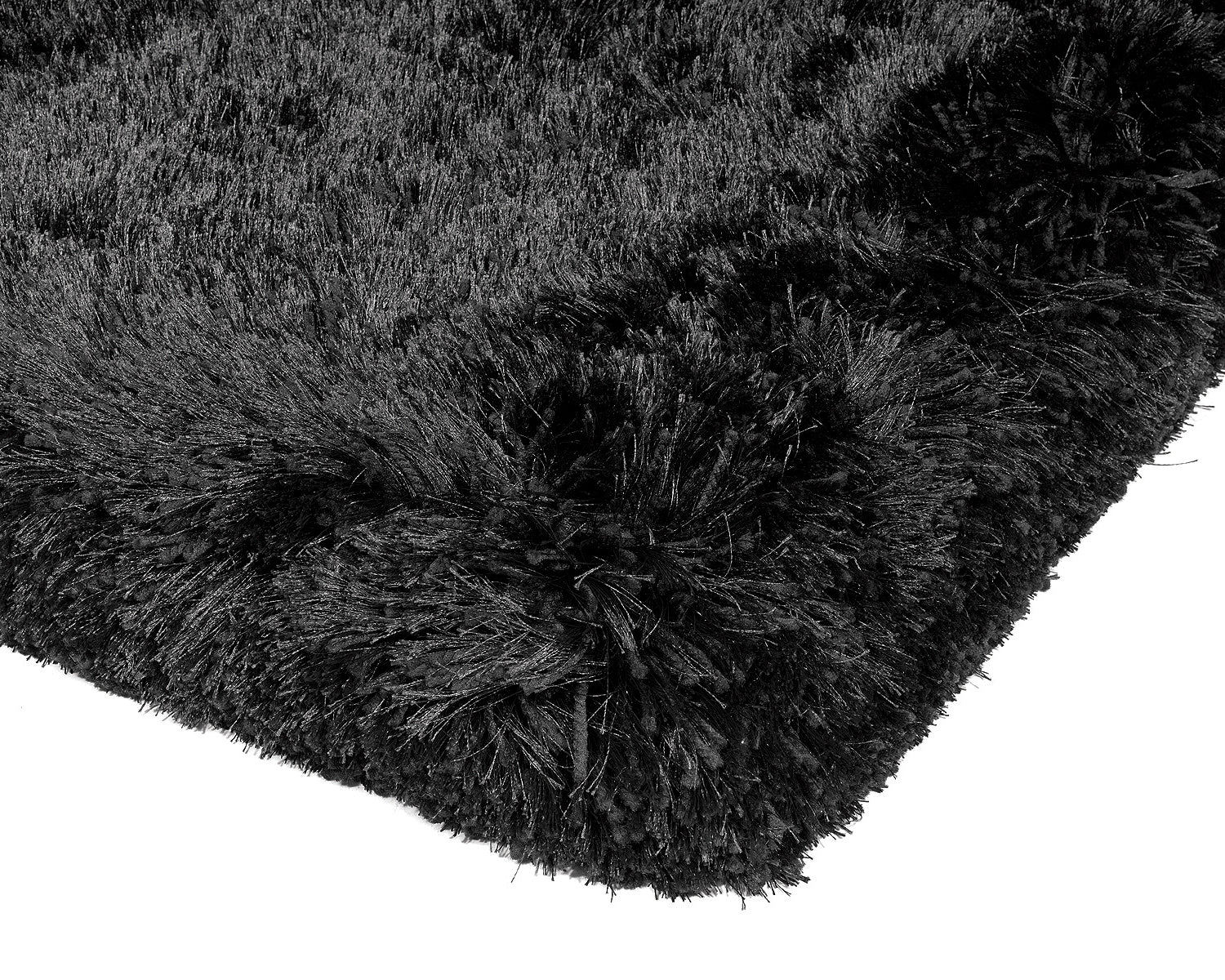 Plush Black Rug