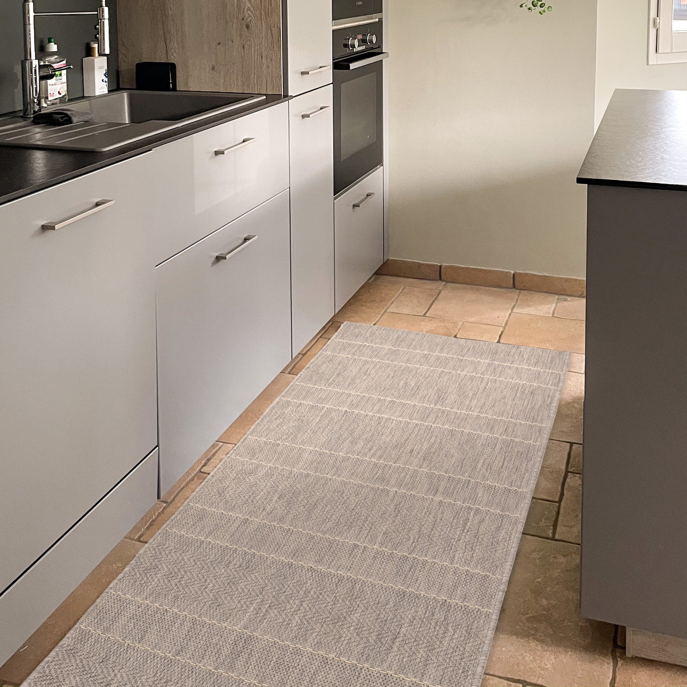 Patio Pat03 Beige Stripe Rug