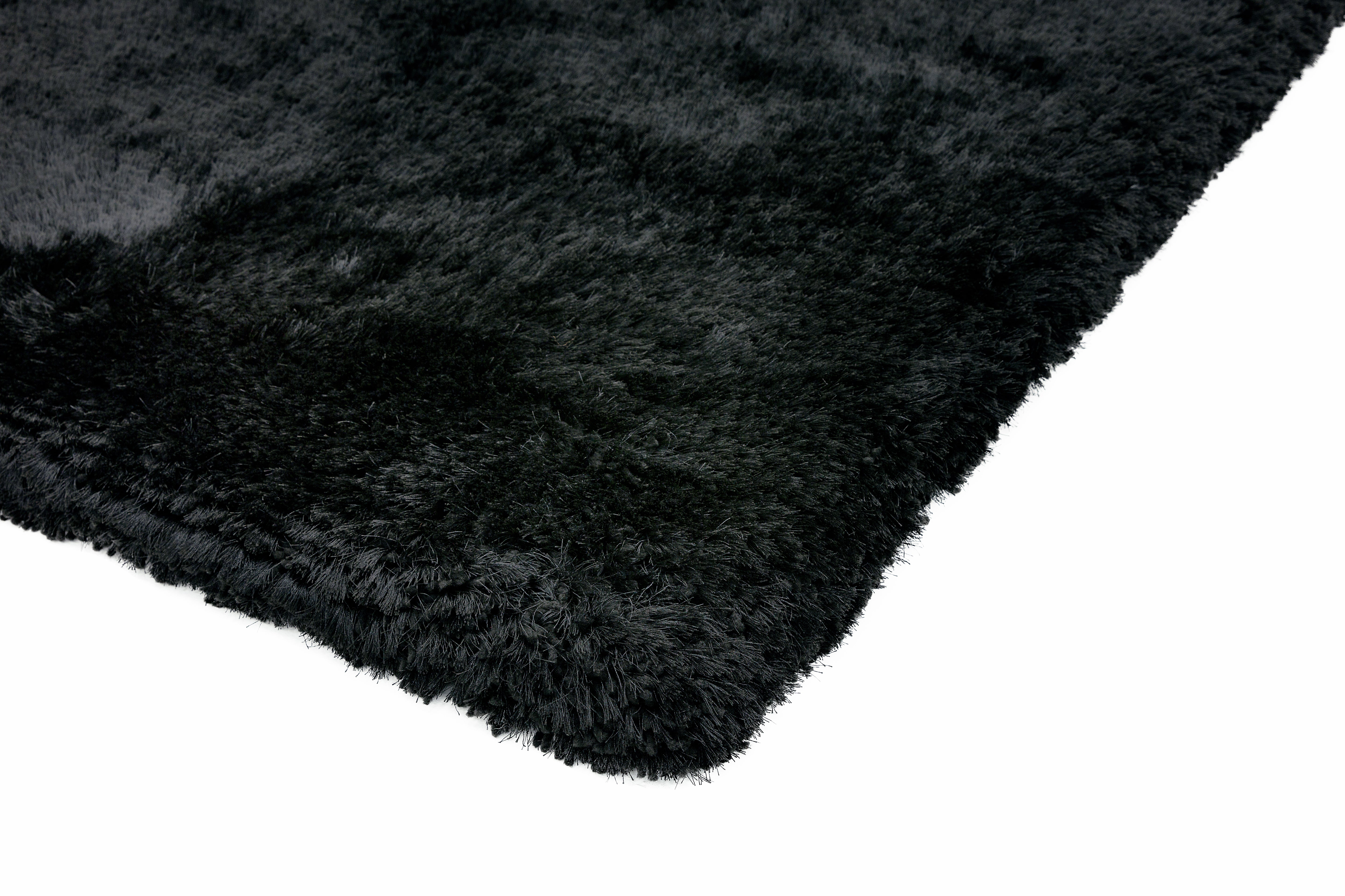 Plush Black Rug