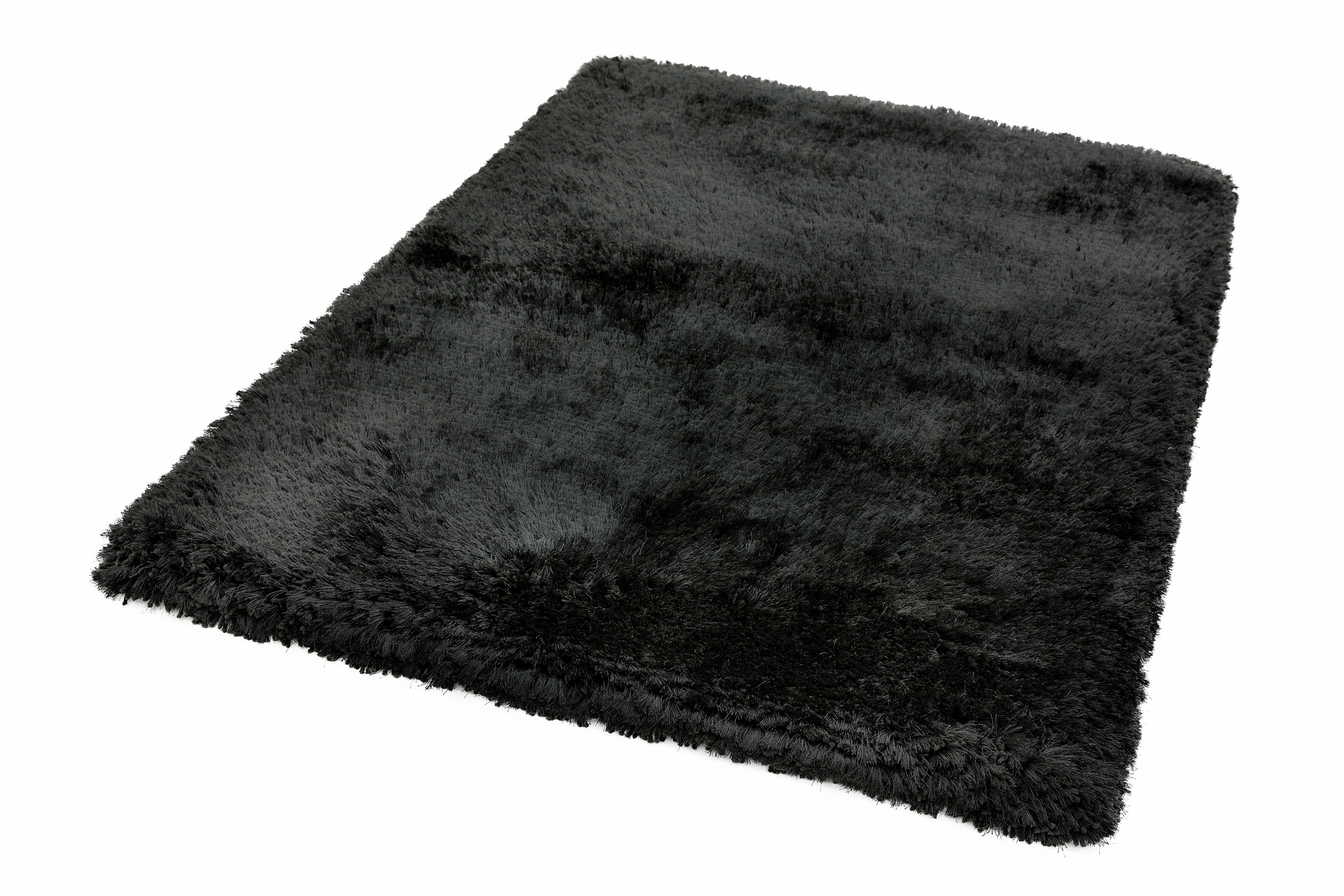 Plush Black Rug