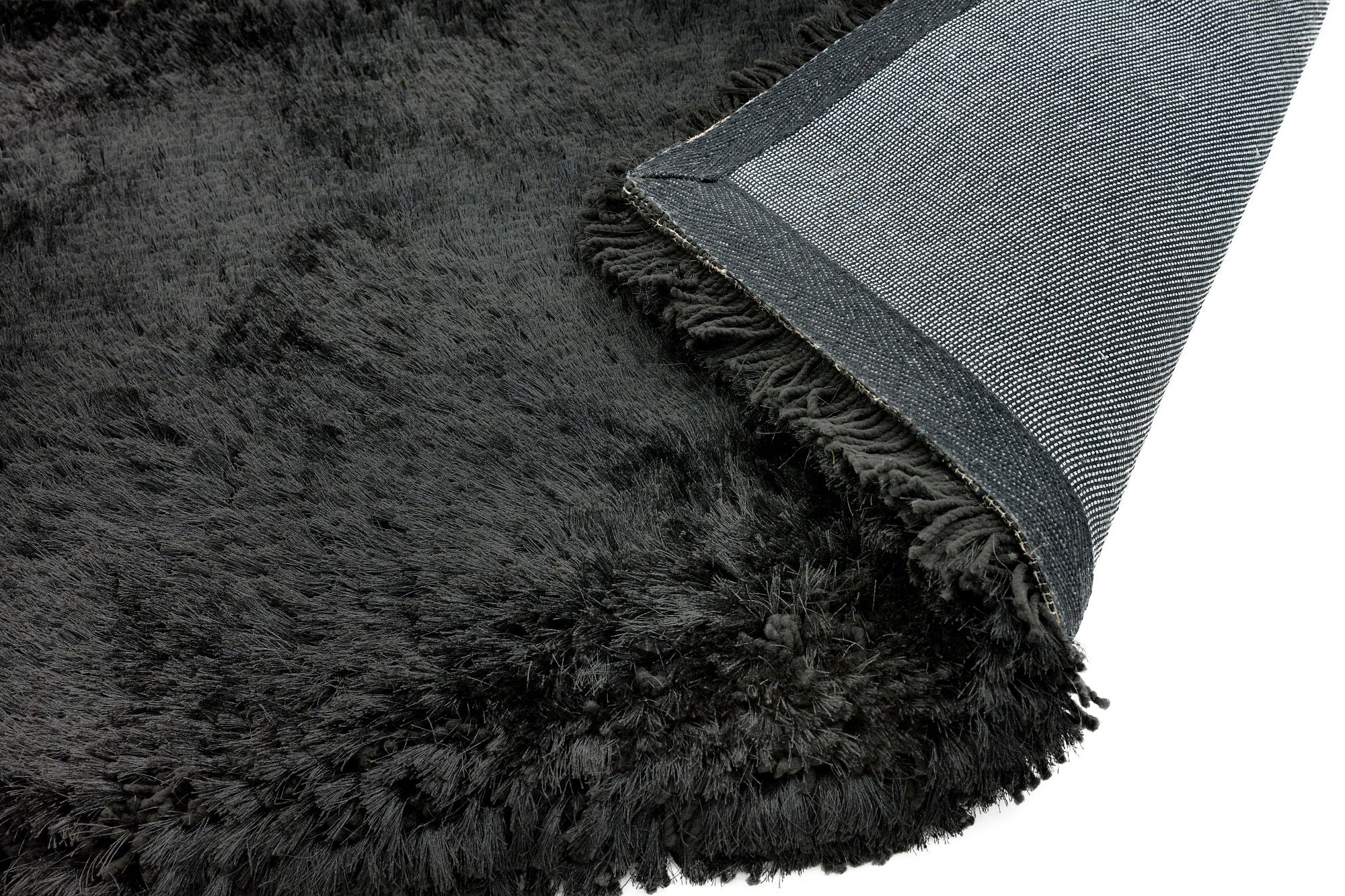 Plush Black Rug